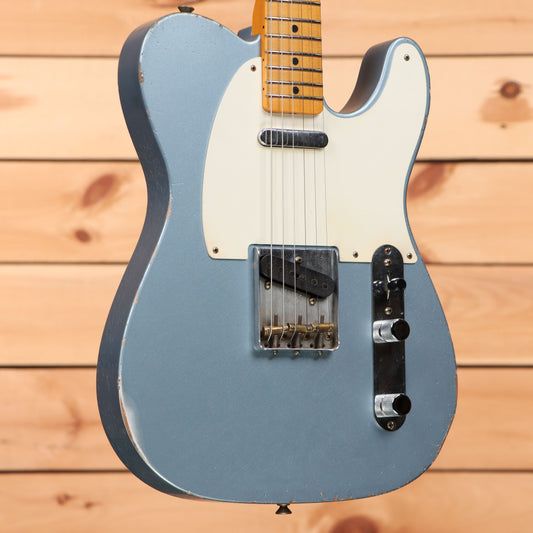 Fender Custom Shop Limited Masterbuilt Greg Fessler 1958 Telecaster Relic - Ice Blue Metallic