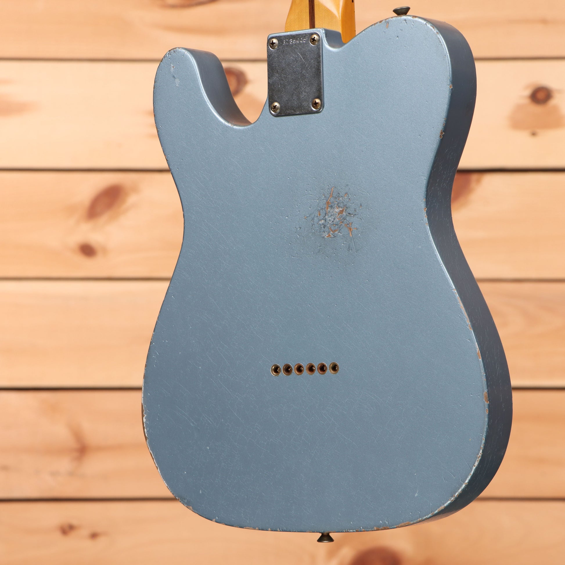 Fender Custom Shop Limited Masterbuilt Greg Fessler 1958 Telecaster Relic - Ice Blue Metallic