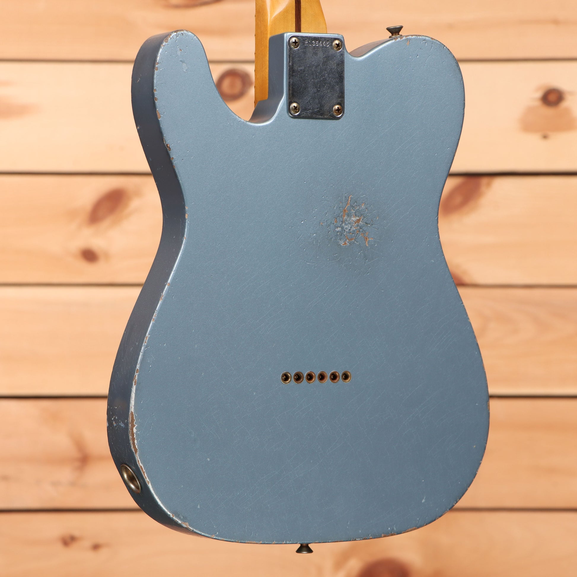 Fender Custom Shop Limited Masterbuilt Greg Fessler 1958 Telecaster Relic - Ice Blue Metallic
