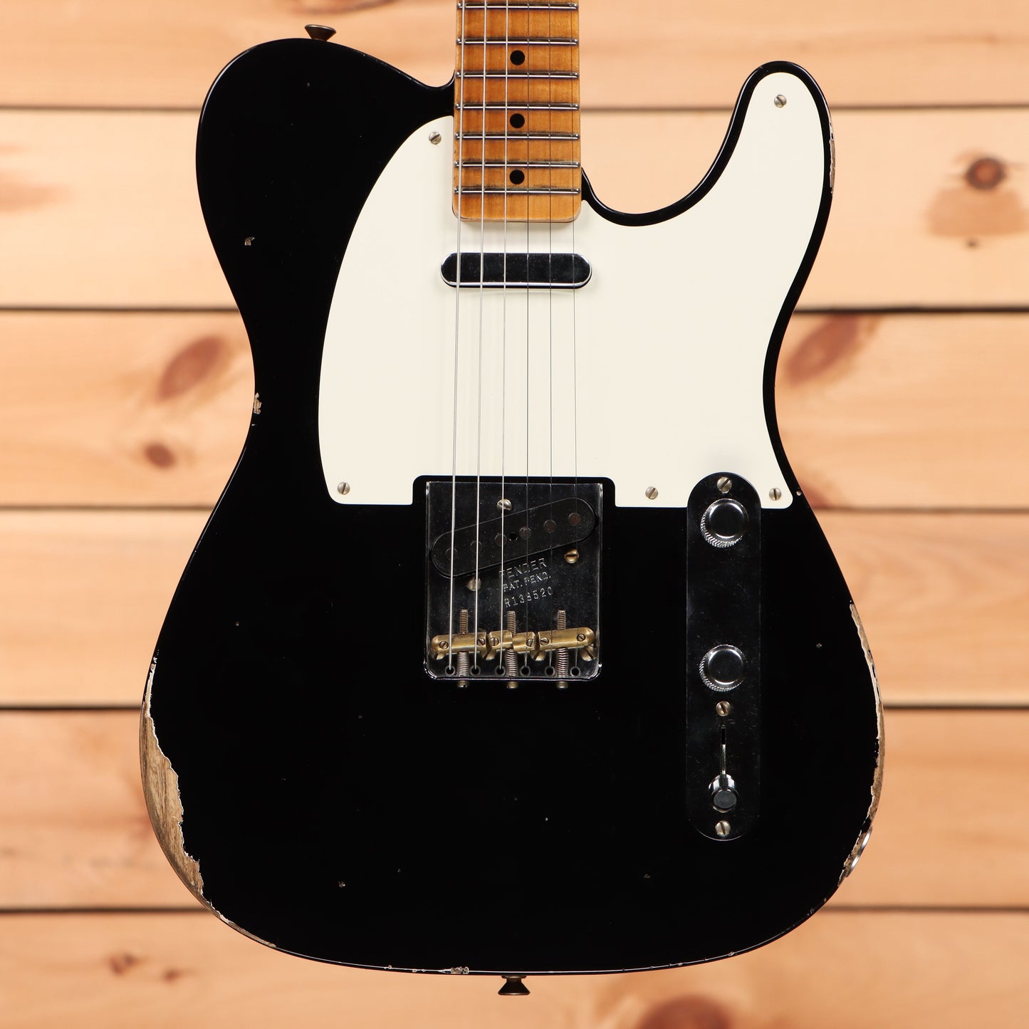 Fender Custom Shop Limited Reverse 1950's Telecaster Relic - Aged Black