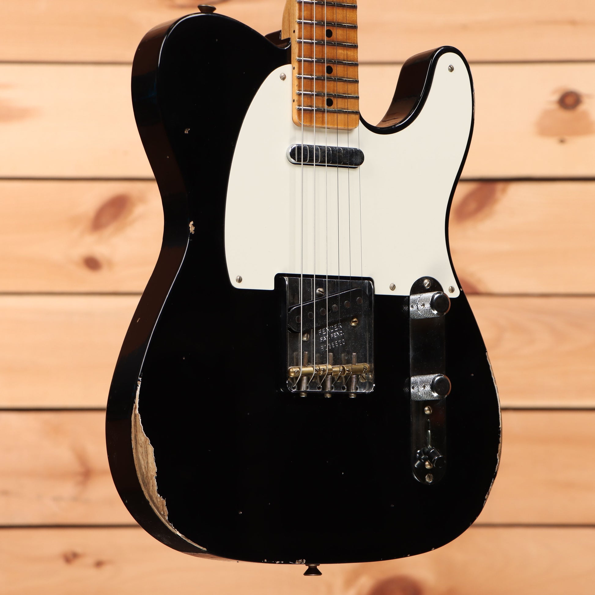 Fender Custom Shop Limited Reverse 1950's Telecaster Relic - Aged Black
