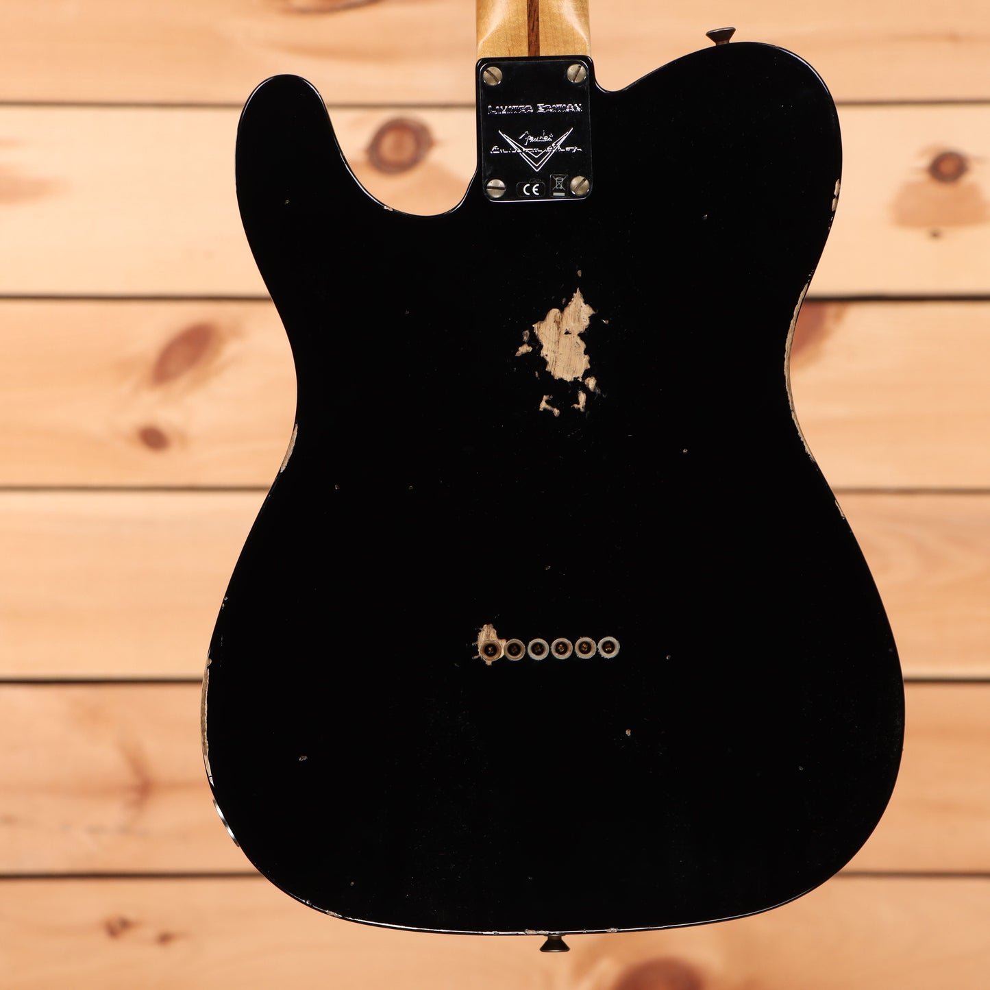 Fender Custom Shop Limited Reverse 1950's Telecaster Relic - Aged Black