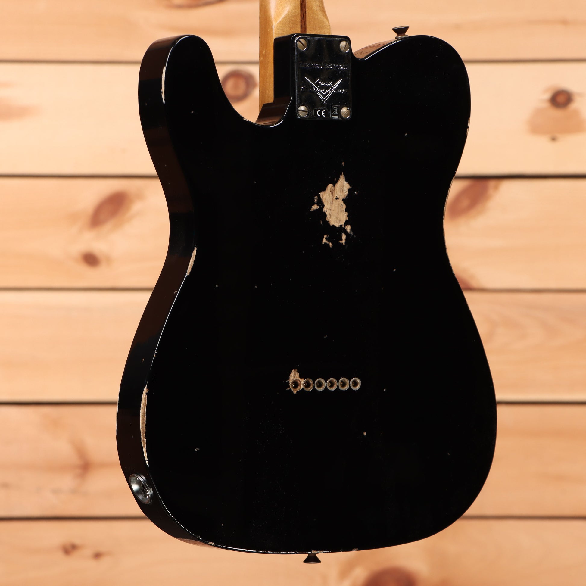 Fender Custom Shop Limited Reverse 1950's Telecaster Relic - Aged Black