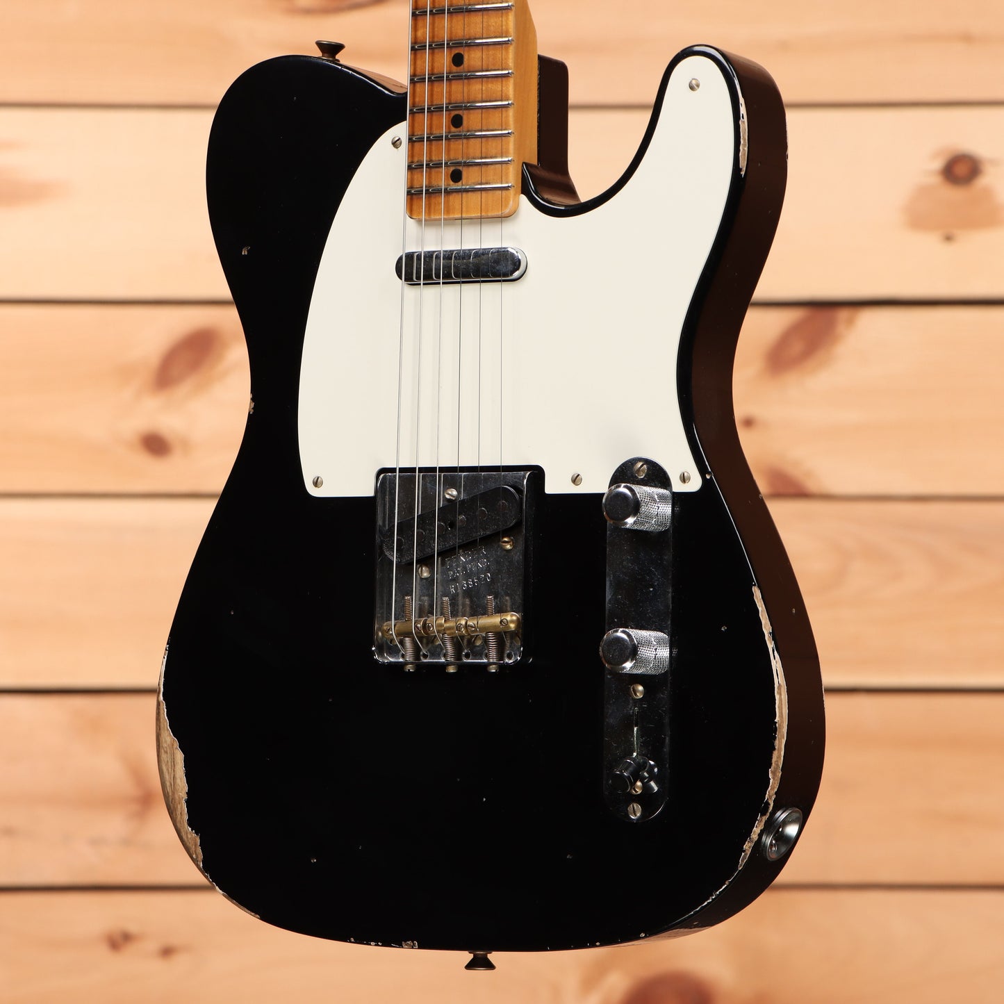 Fender Custom Shop Limited Reverse 1950's Telecaster Relic - Aged Black