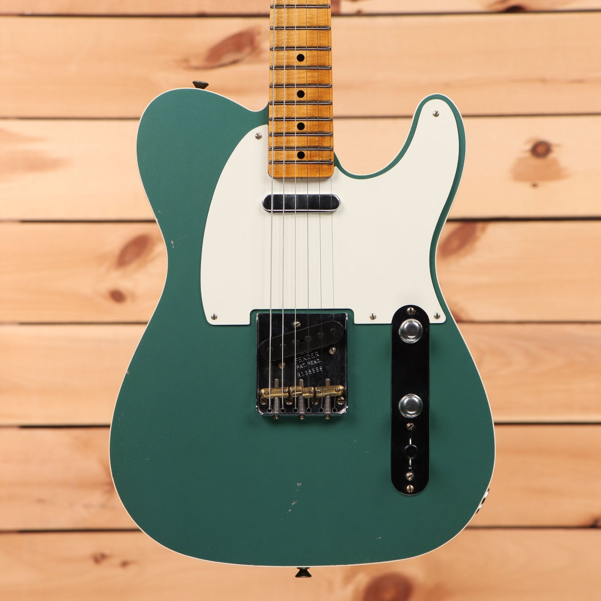 Fender Custom Shop Limited Reverse 1950's Telecaster Relic - Faded/Aged Sherwood Green Metallic
