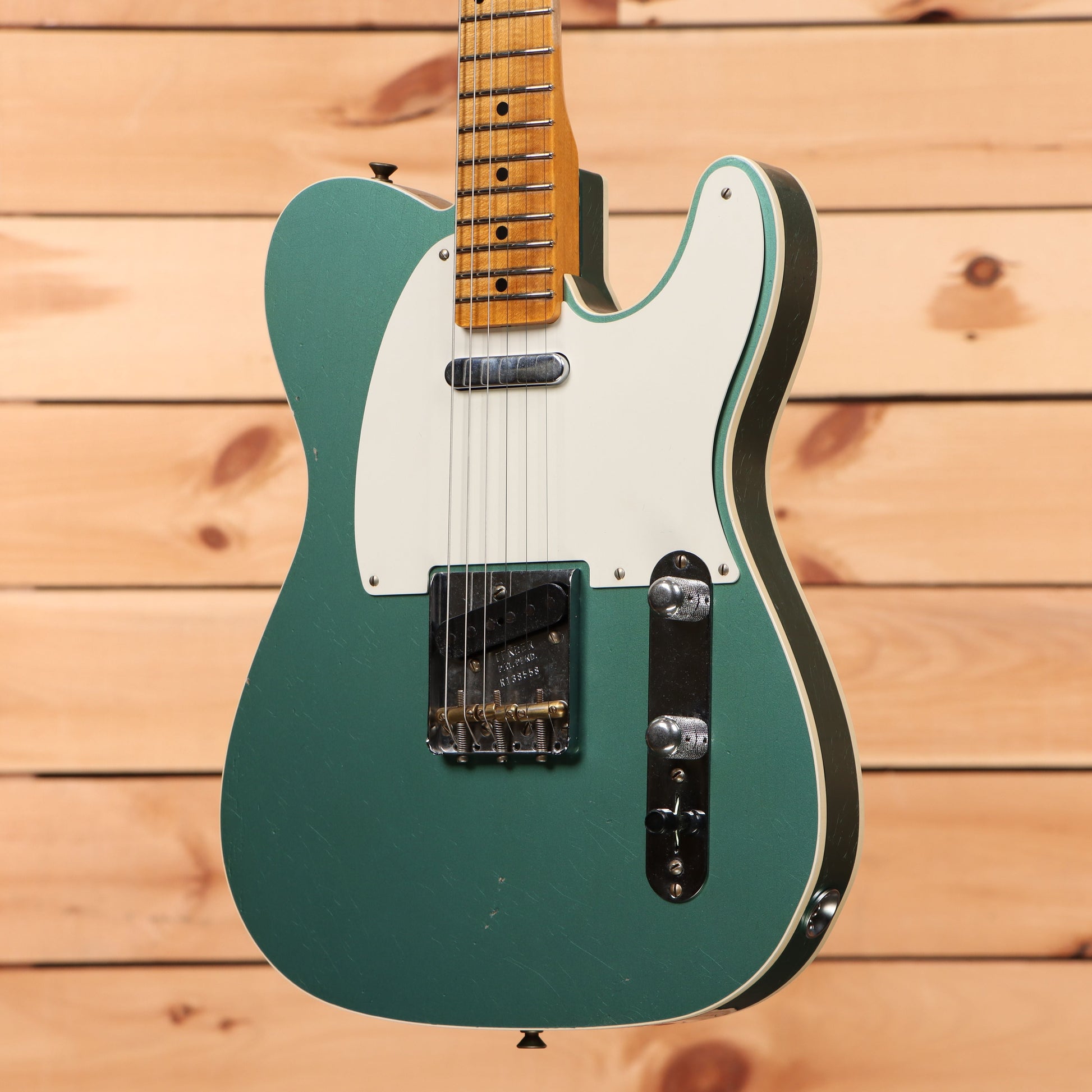 Fender Custom Shop Limited Reverse 1950's Telecaster Relic - Faded/Aged Sherwood Green Metallic