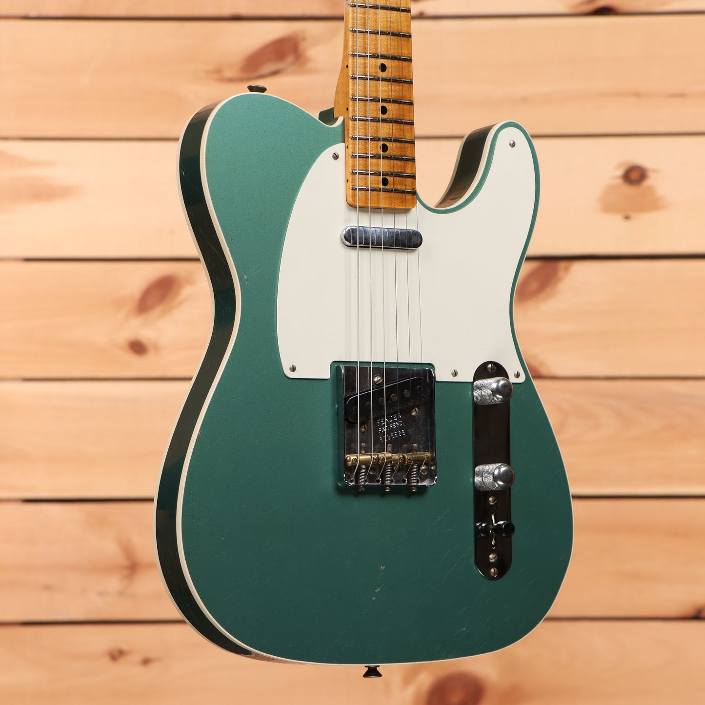 Fender Custom Shop Limited Reverse 1950's Telecaster Relic - Faded/Aged Sherwood Green Metallic