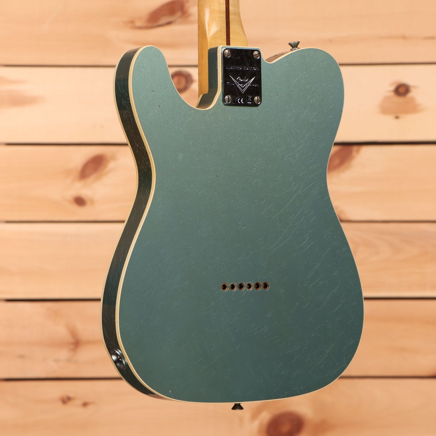 Fender Custom Shop Limited Reverse 1950's Telecaster Custom Relic - Faded/Aged Teal Green Metallic