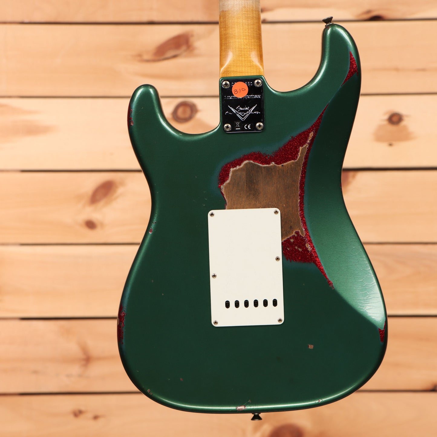 Fender Custom Shop Limited Fat '64 Stratocaster Relic - Aged Sherwood Metallic over Red Sparkle