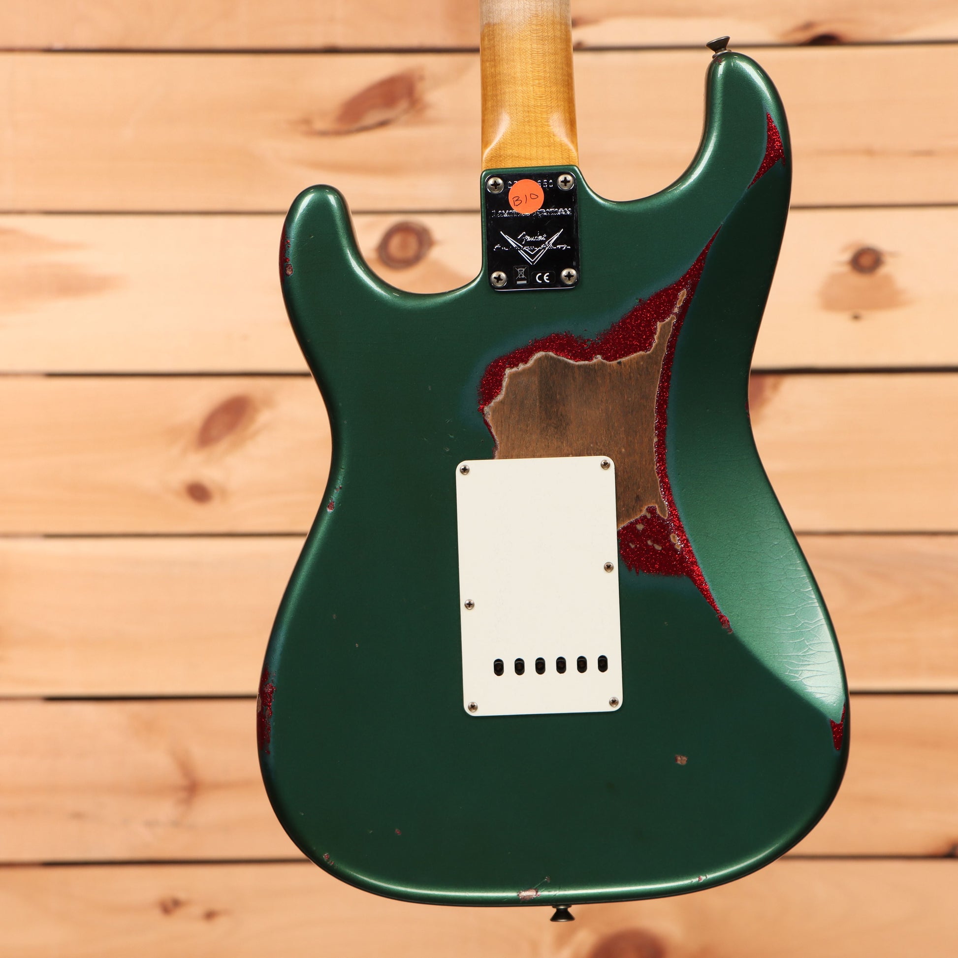 Fender Custom Shop Limited Fat '64 Stratocaster Relic - Aged Sherwood Metallic over Red Sparkle