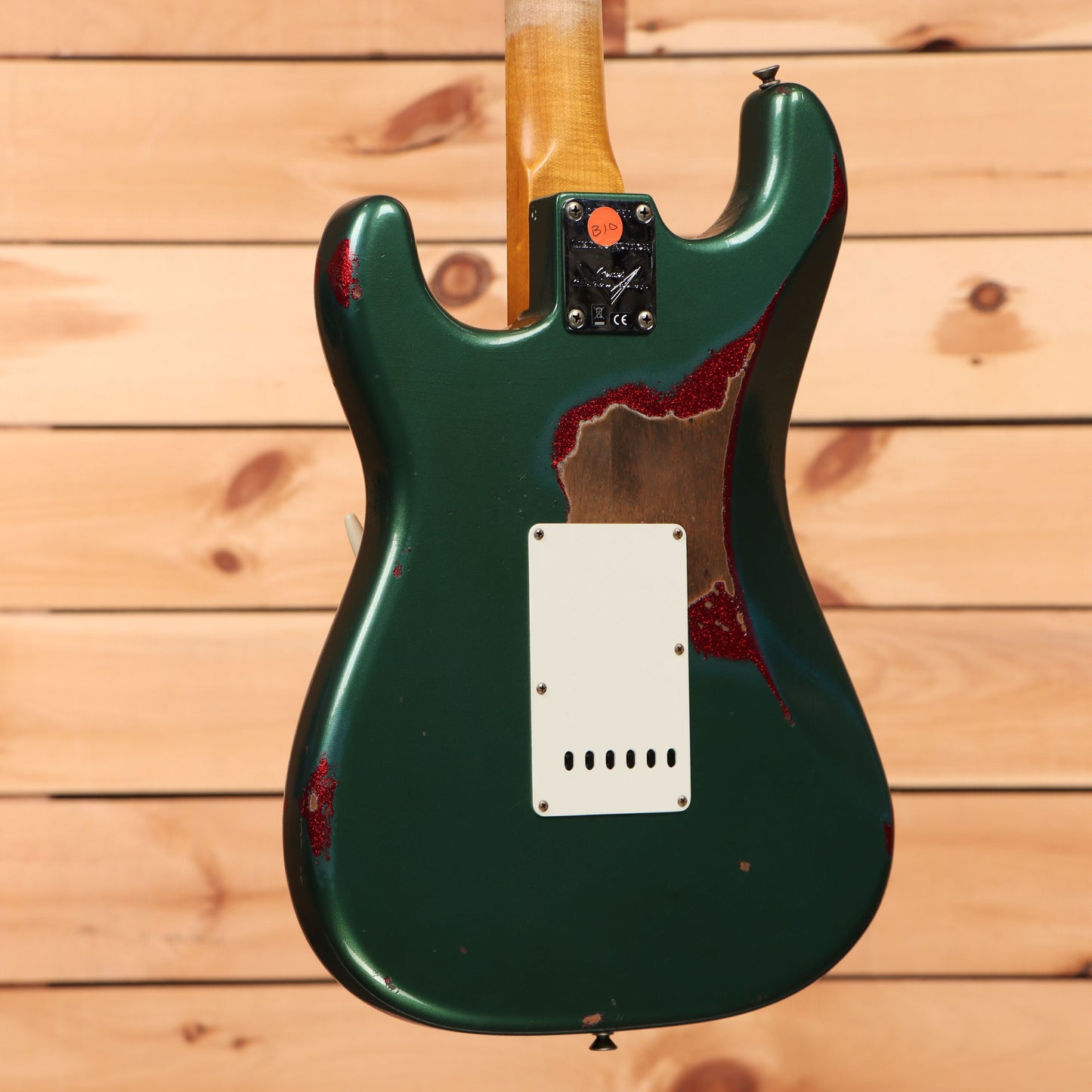 Fender Custom Shop Limited Fat '64 Stratocaster Relic - Aged Sherwood Metallic over Red Sparkle