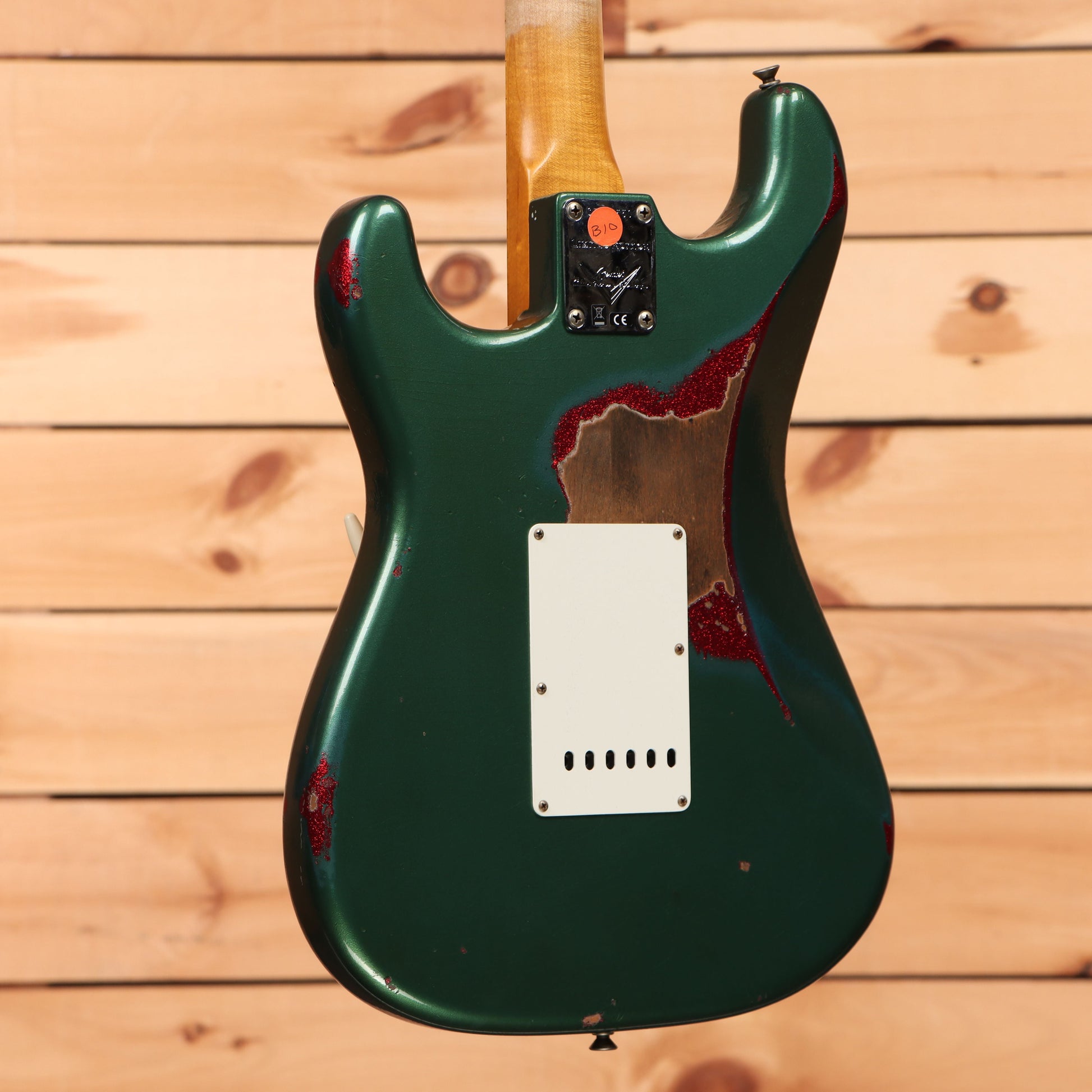 Fender Custom Shop Limited Fat '64 Stratocaster Relic - Aged Sherwood Metallic over Red Sparkle