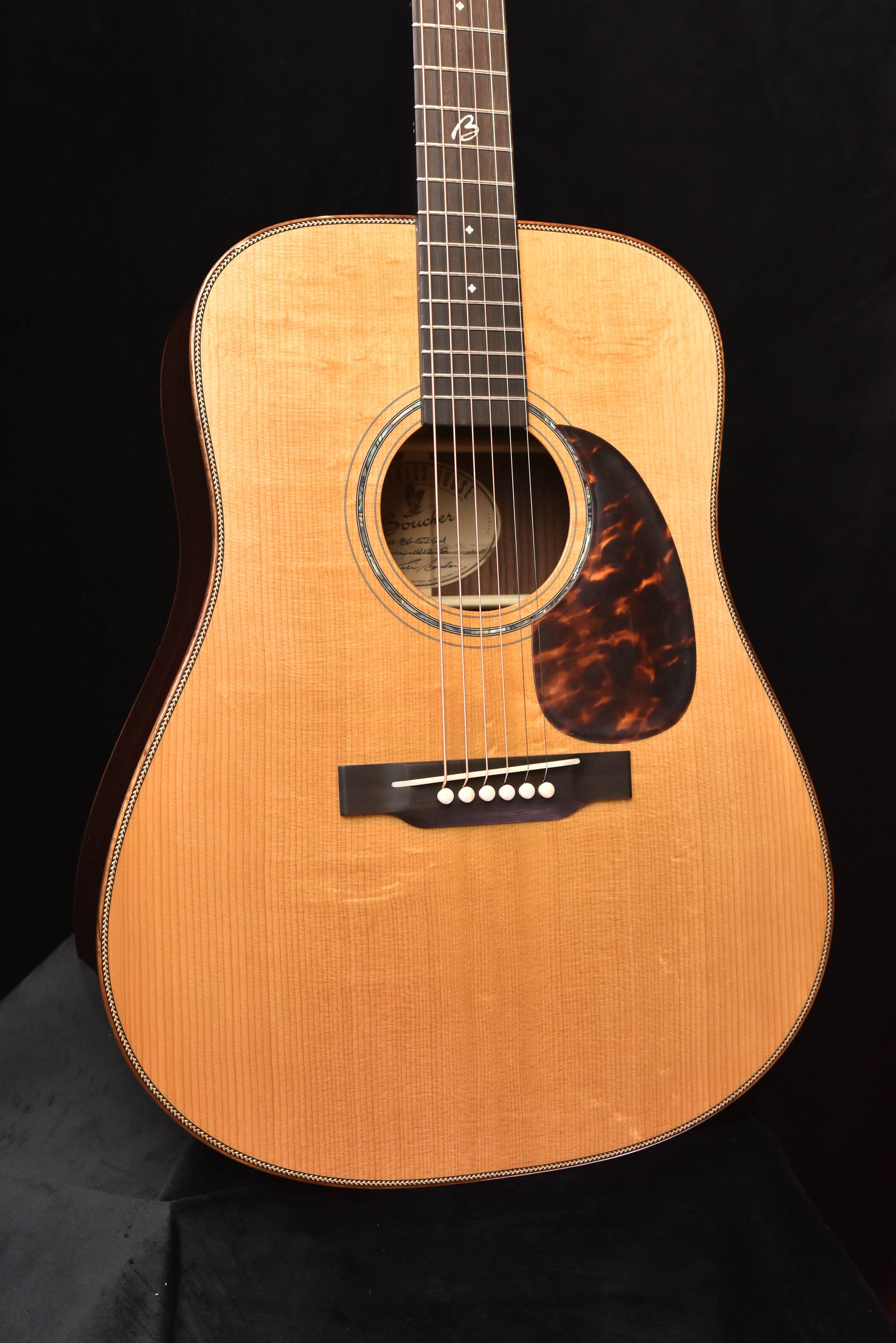 Boucher Bluegrass Goose Dreadnought BG-52-GM Adirondack Spruce and Indian Rosewood Acoustic Guitar (Copy)