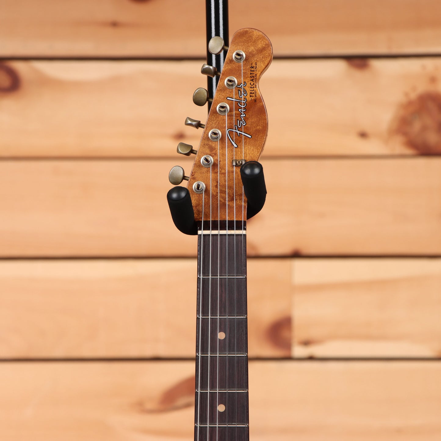 Fender Custom Shop Limited HS Telecaster Custom Relic - Aged Charcoal Frost Metallic