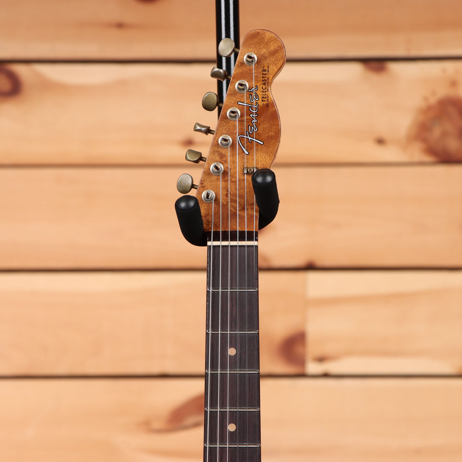 Fender Custom Shop Limited HS Telecaster Custom Relic - Aged Charcoal Frost Metallic