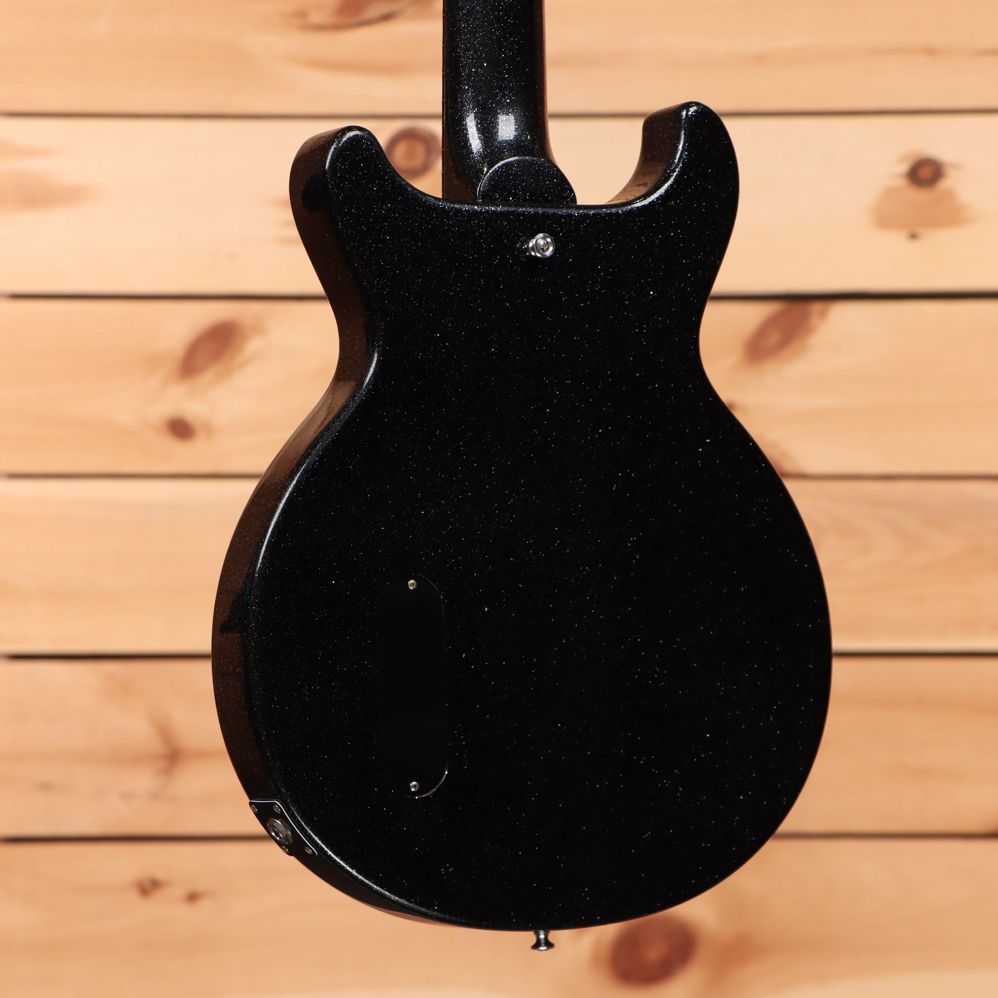 Gibson 1958 Les Paul Junior Doublecut VOS M2M - Ebony Sparkle Heavy Flake