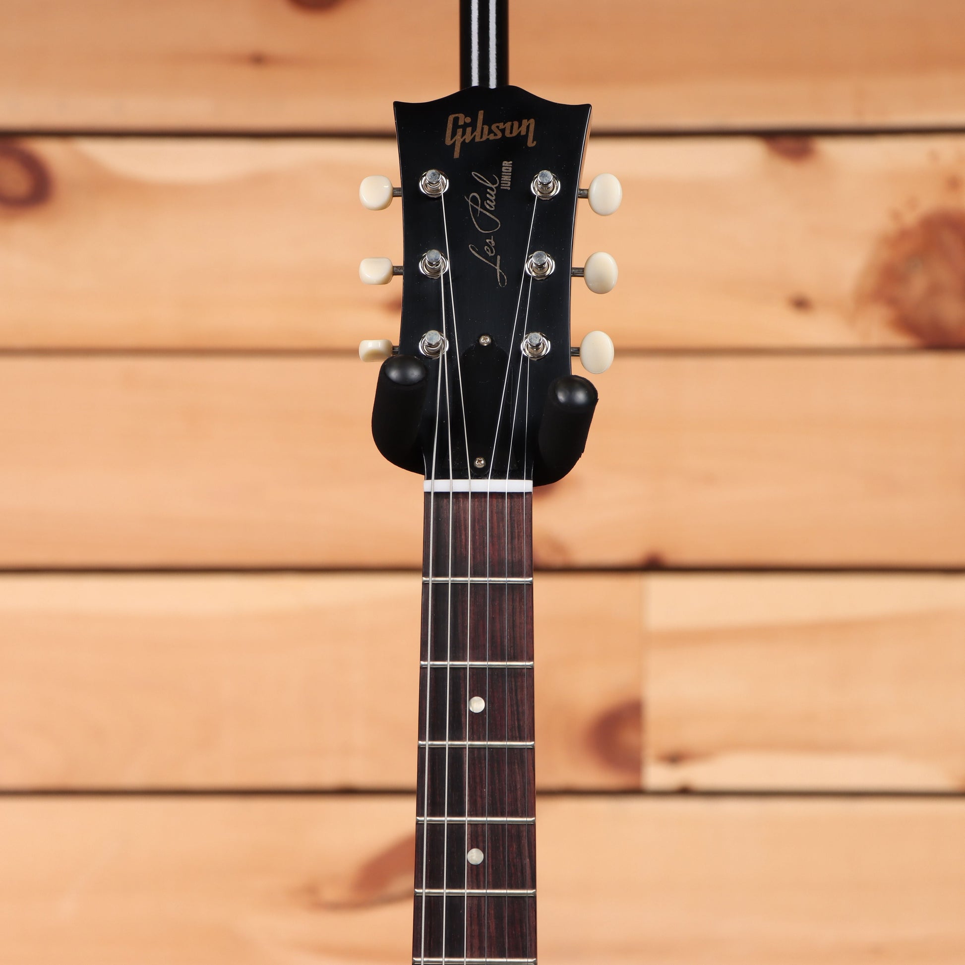 Gibson 1958 Les Paul Junior Doublecut VOS M2M - Ebony Sparkle Heavy Flake