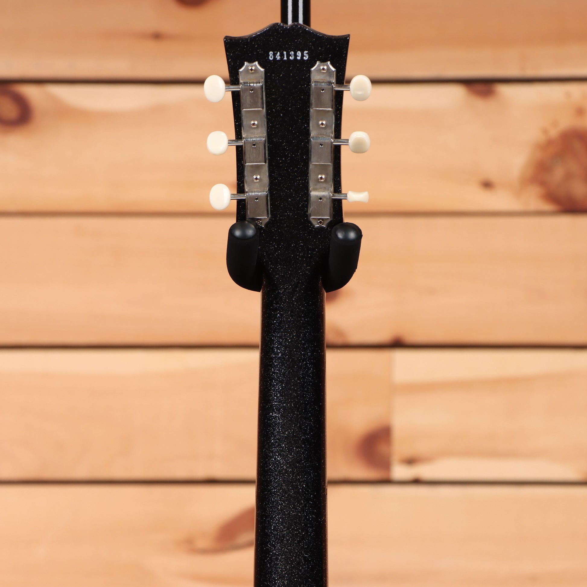 Gibson 1958 Les Paul Junior Doublecut VOS M2M - Ebony Sparkle Heavy Flake