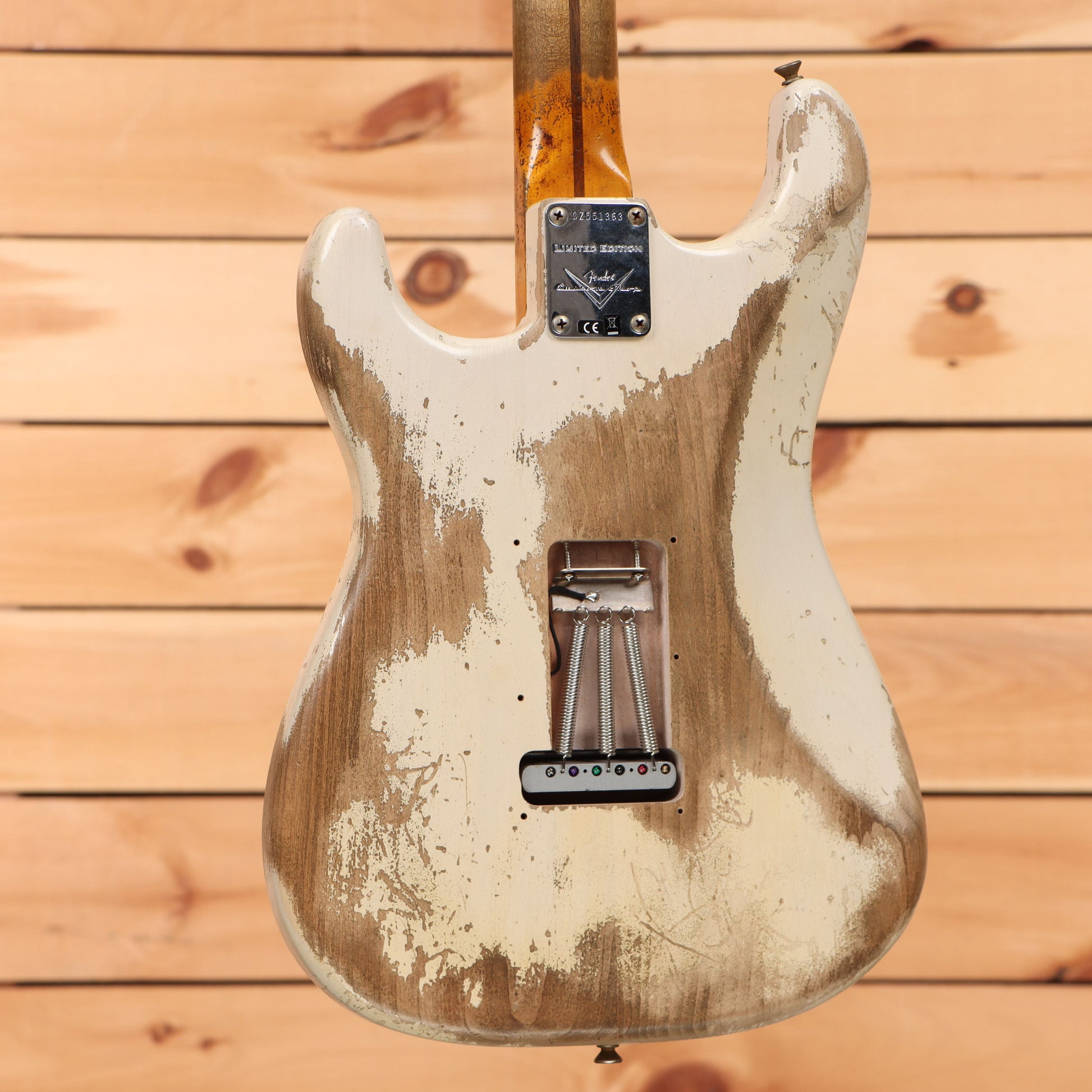 Fender Custom Shop LTD Poblano Stratocaster Relic - Aged White Blonde