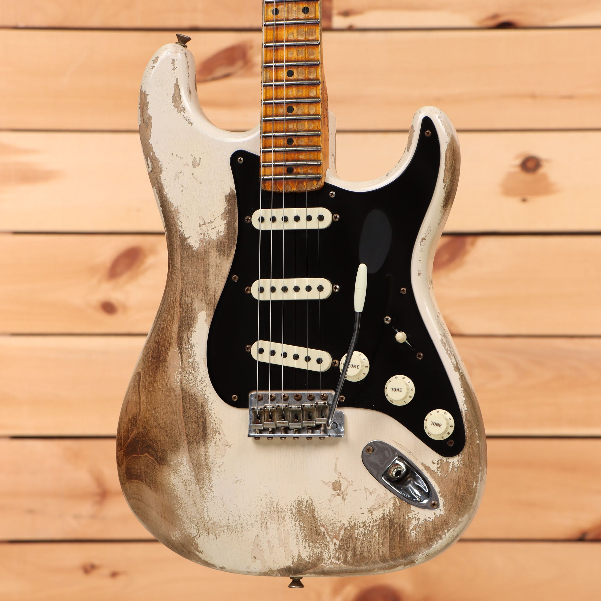Fender Custom Shop LTD Poblano Stratocaster Relic - Aged White Blonde