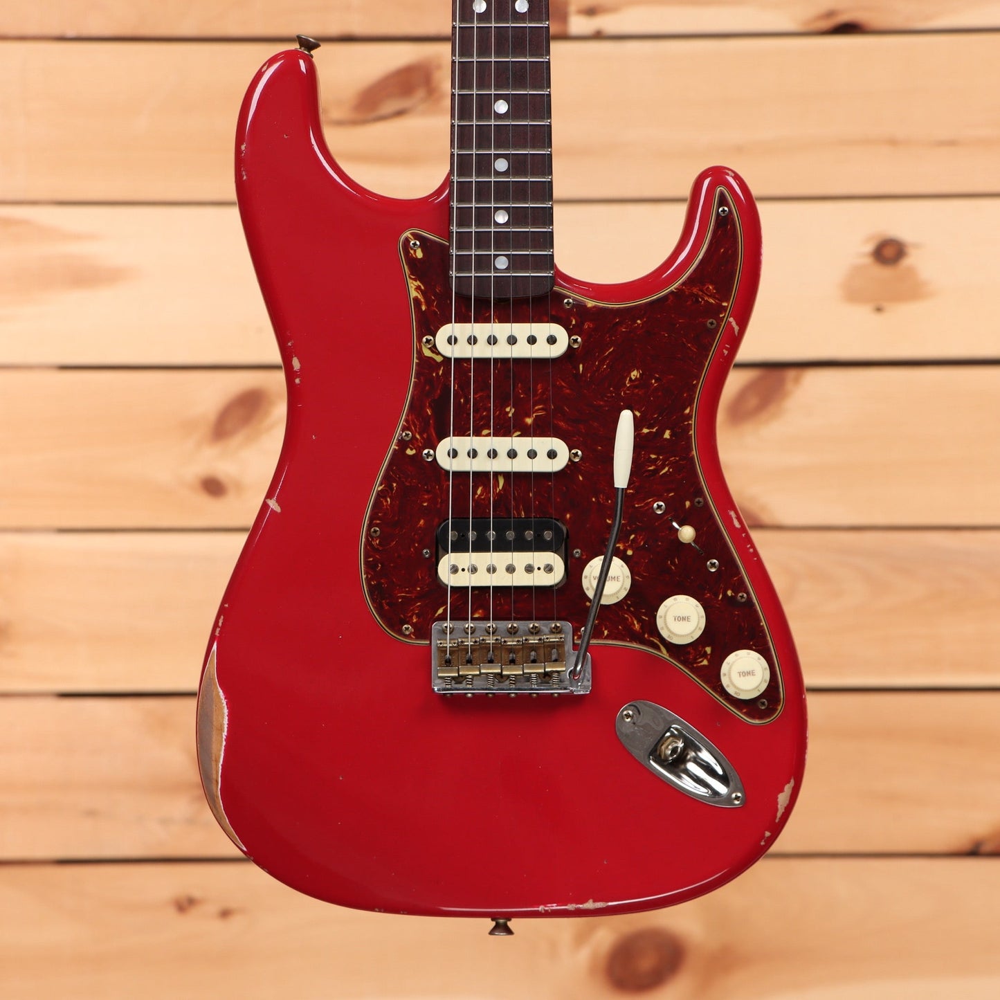 Fender Custom Shop Limited 1967 Fender Stratocaster HSS Relic - Aged Dakota Red