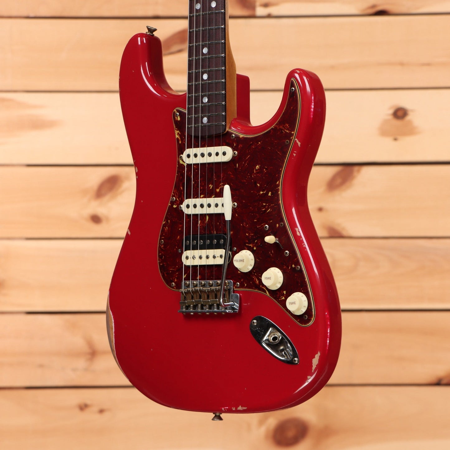 Fender Custom Shop Limited 1967 Fender Stratocaster HSS Relic - Aged Dakota Red