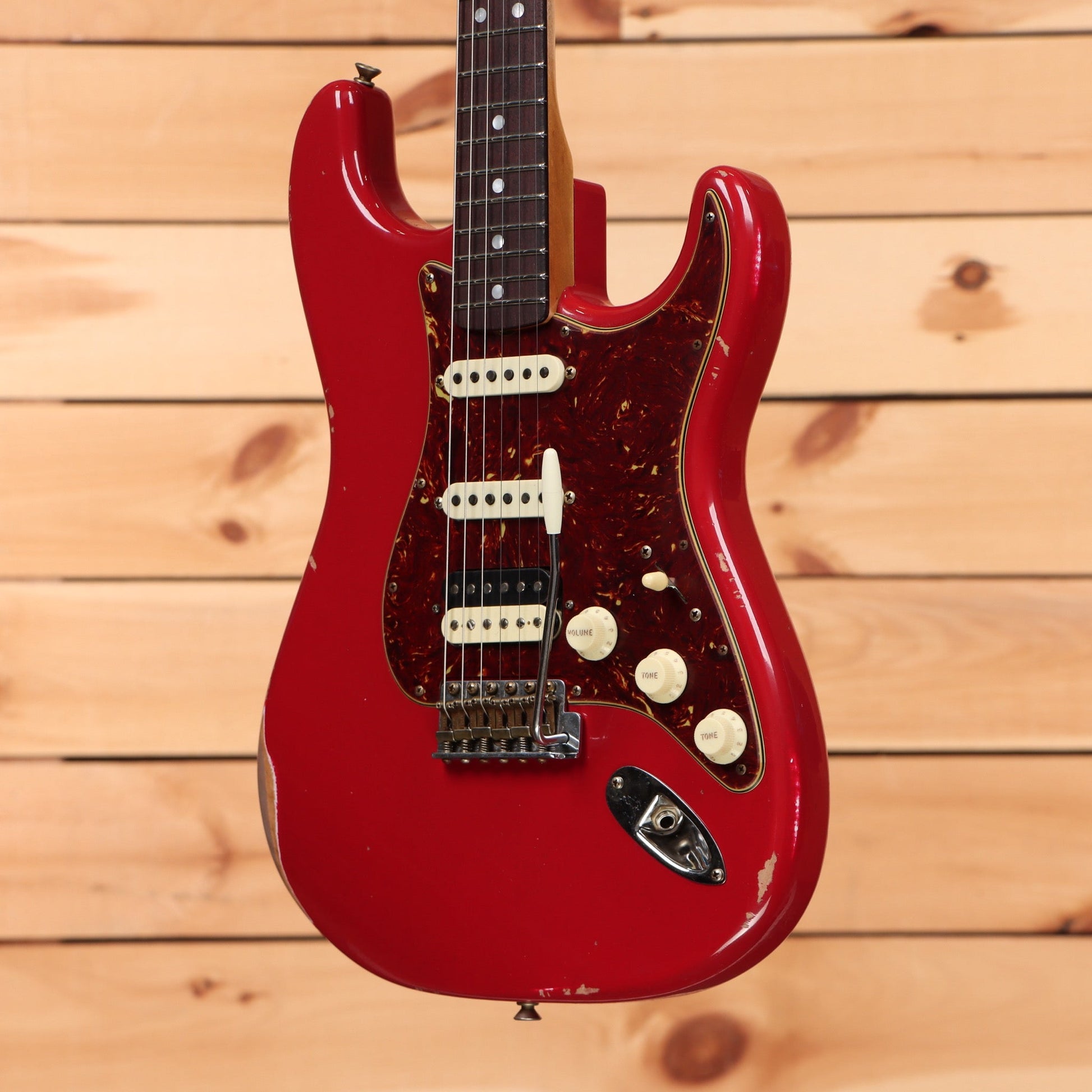 Fender Custom Shop Limited 1967 Fender Stratocaster HSS Relic - Aged Dakota Red