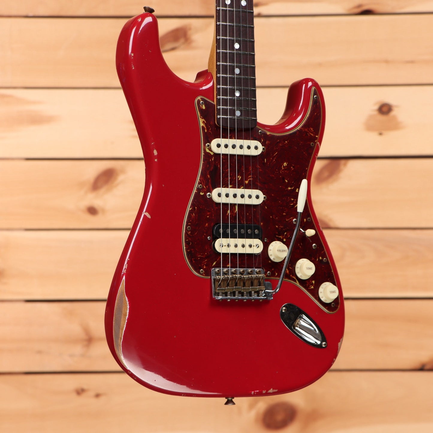 Fender Custom Shop Limited 1967 Fender Stratocaster HSS Relic - Aged Dakota Red
