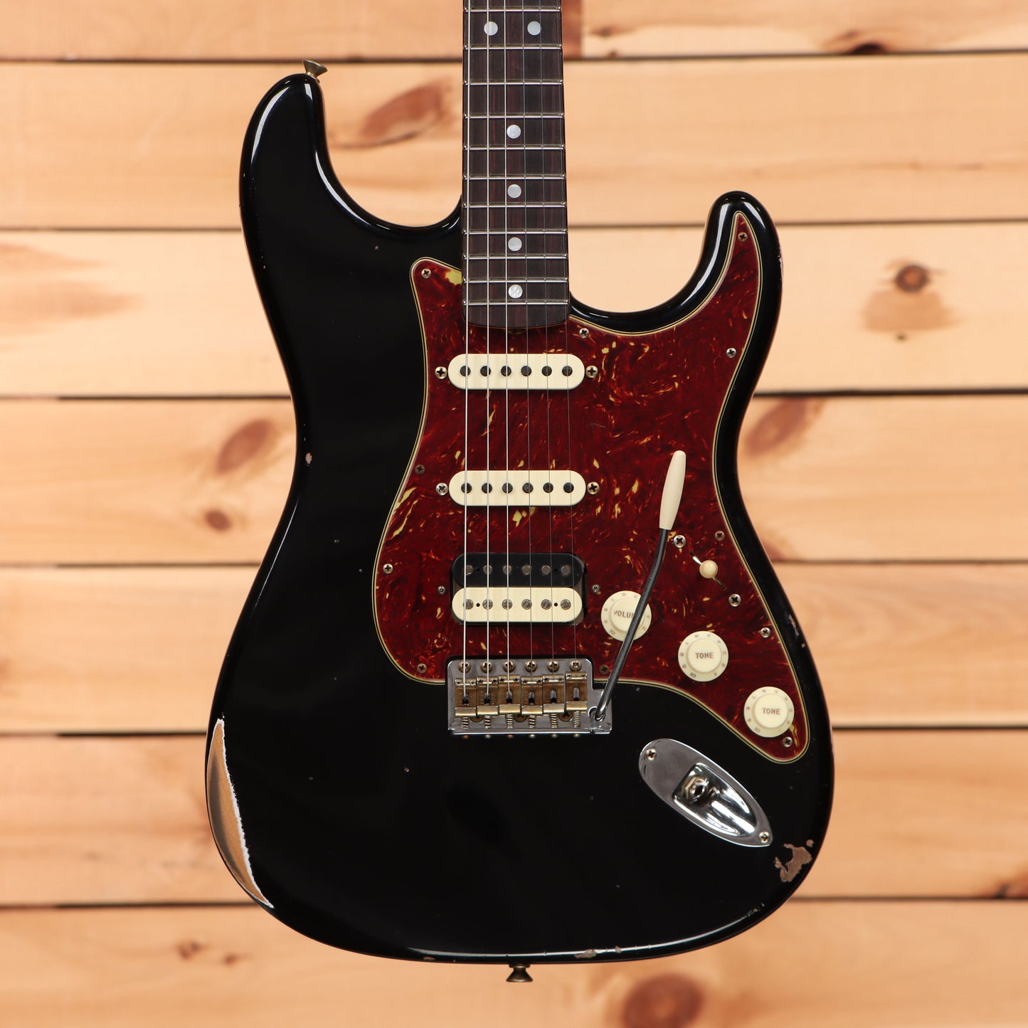Fender Custom Shop Limited 1967 Stratocaster HSS Relic - Aged Black