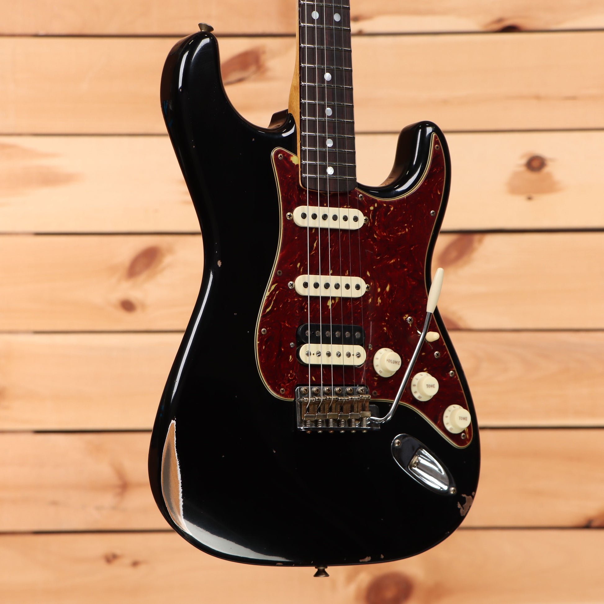 Fender Custom Shop Limited 1967 Stratocaster HSS Relic - Aged Black