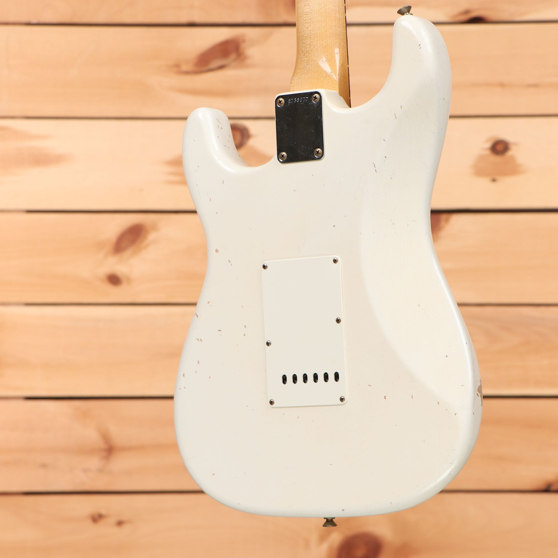Fender Custom Shop Limited Dennis Galuszka Masterbuilt 1963 Stratocaster Journeyman Relic - Aged Olympic White