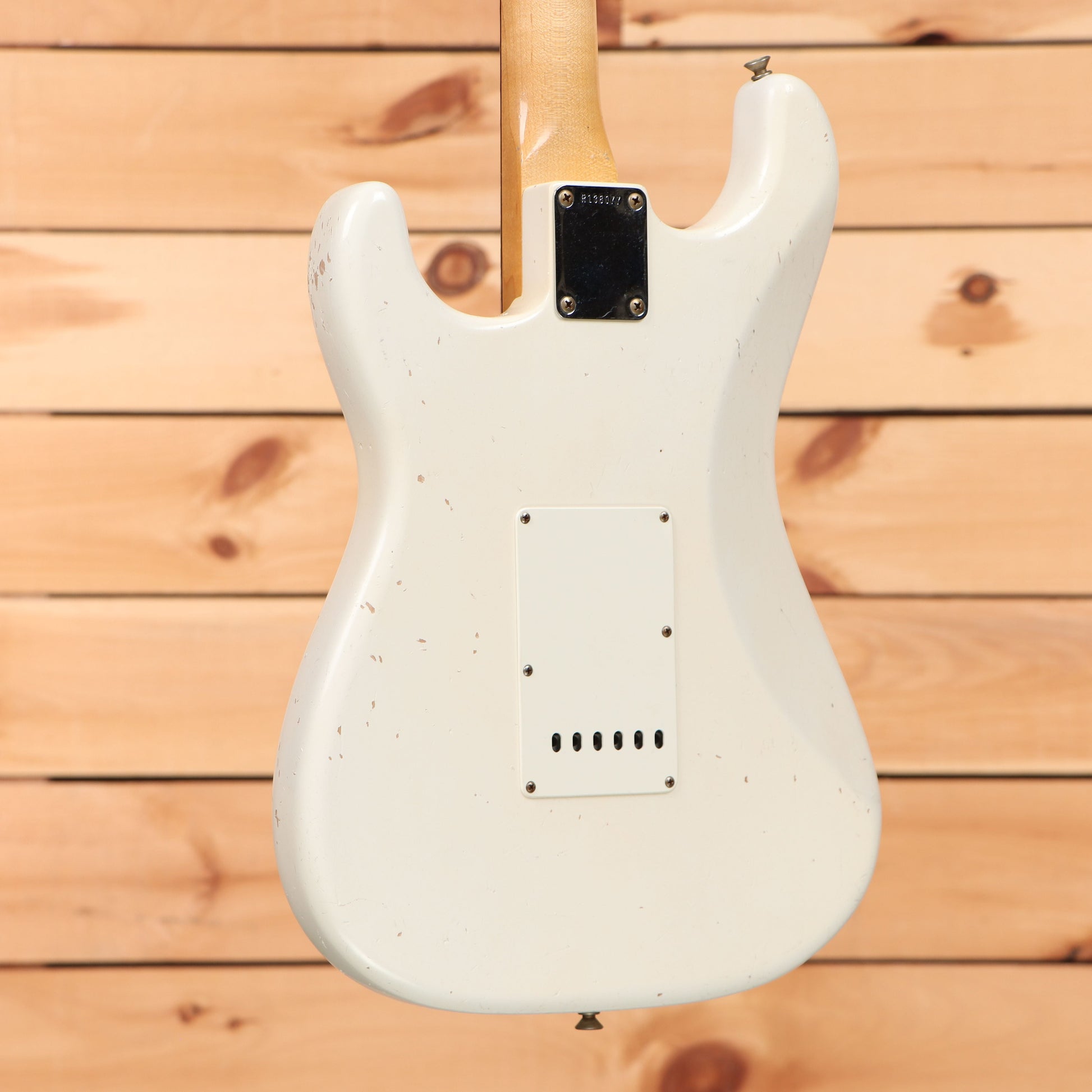 Fender Custom Shop Limited Dennis Galuszka Masterbuilt 1963 Stratocaster Journeyman Relic - Aged Olympic White
