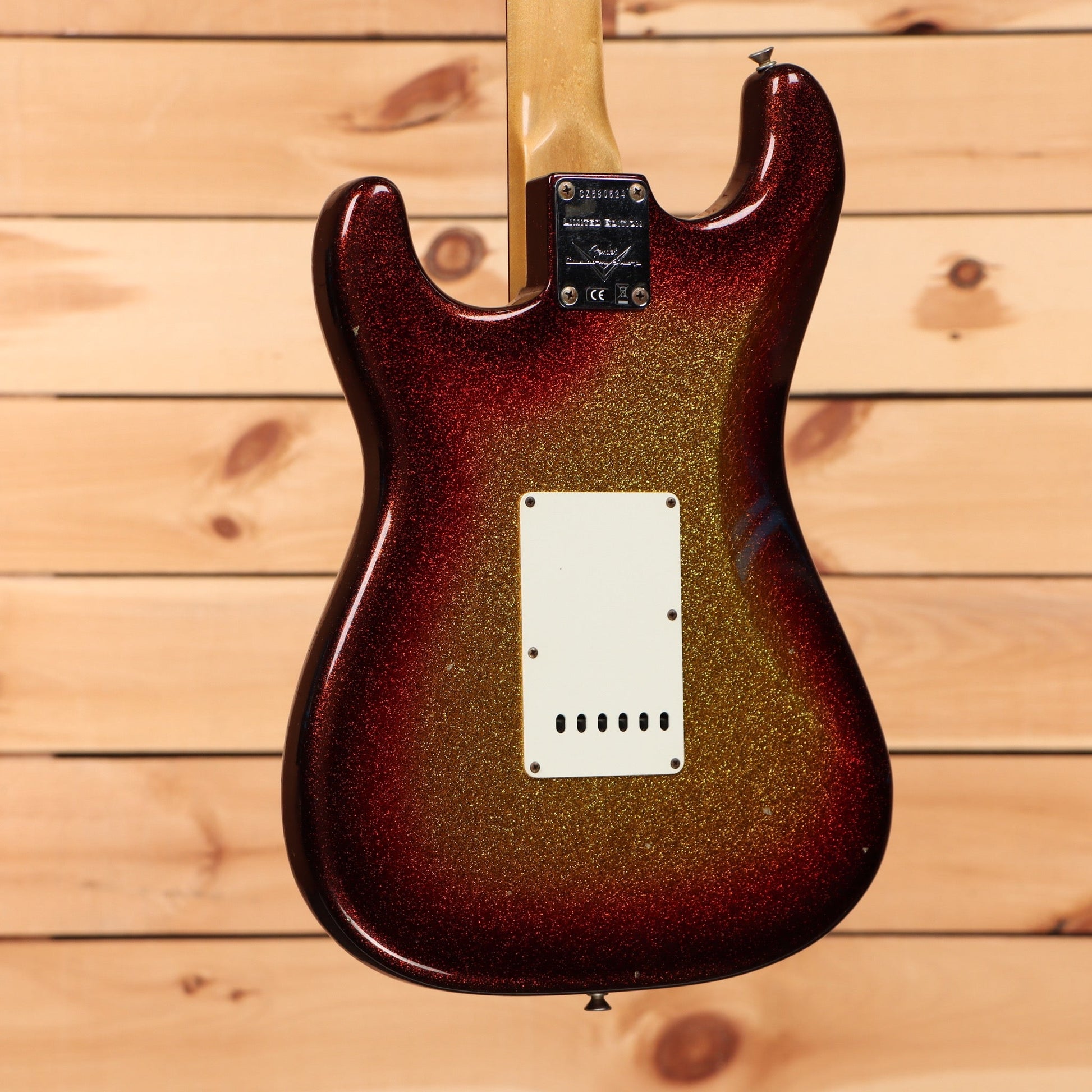 Fender Custom Shop Limited 1963 Sparkle Stratocaster Journeyman Relic - Sparkle 3 Color Sunburst