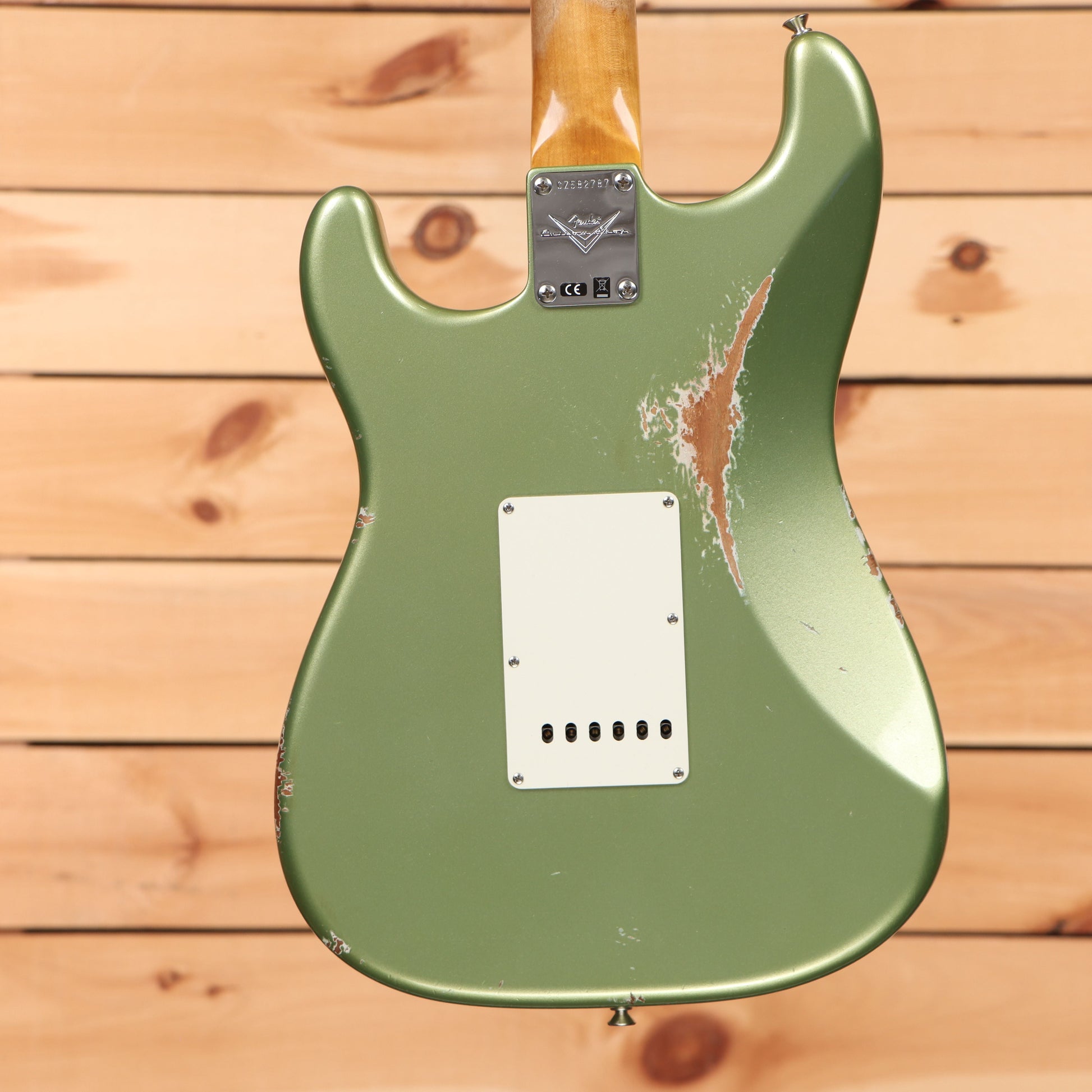 Fender Custom Shop Righteous Reissue Late 1962 Stratocaster Relic - Aged Sage Green Metallic