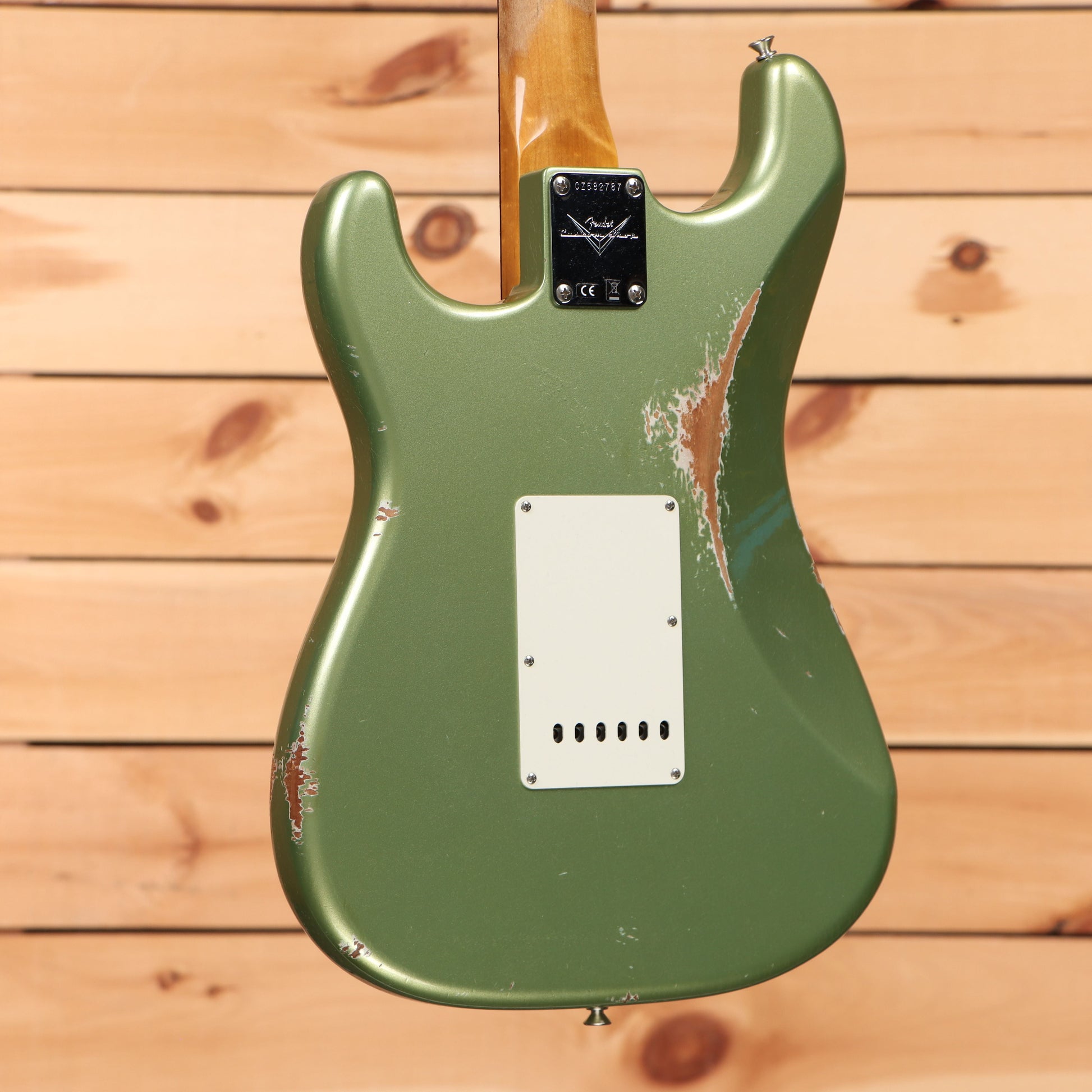 Fender Custom Shop Righteous Reissue Late 1962 Stratocaster Relic - Aged Sage Green Metallic