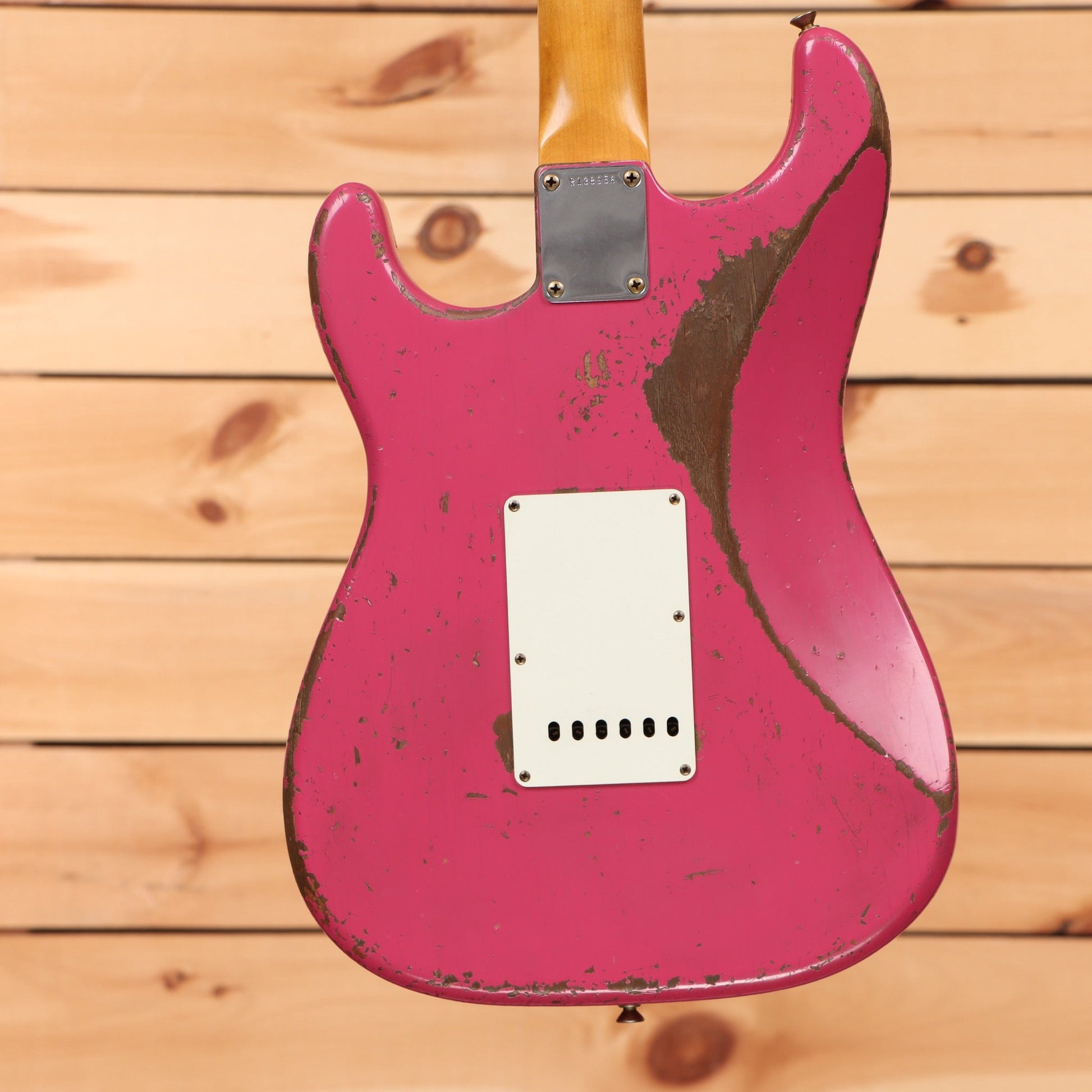 Fender Custom Shop Limited Greg Fessler Masterbuilt 1963 Stratocaster Relic - Faded Dakota Red