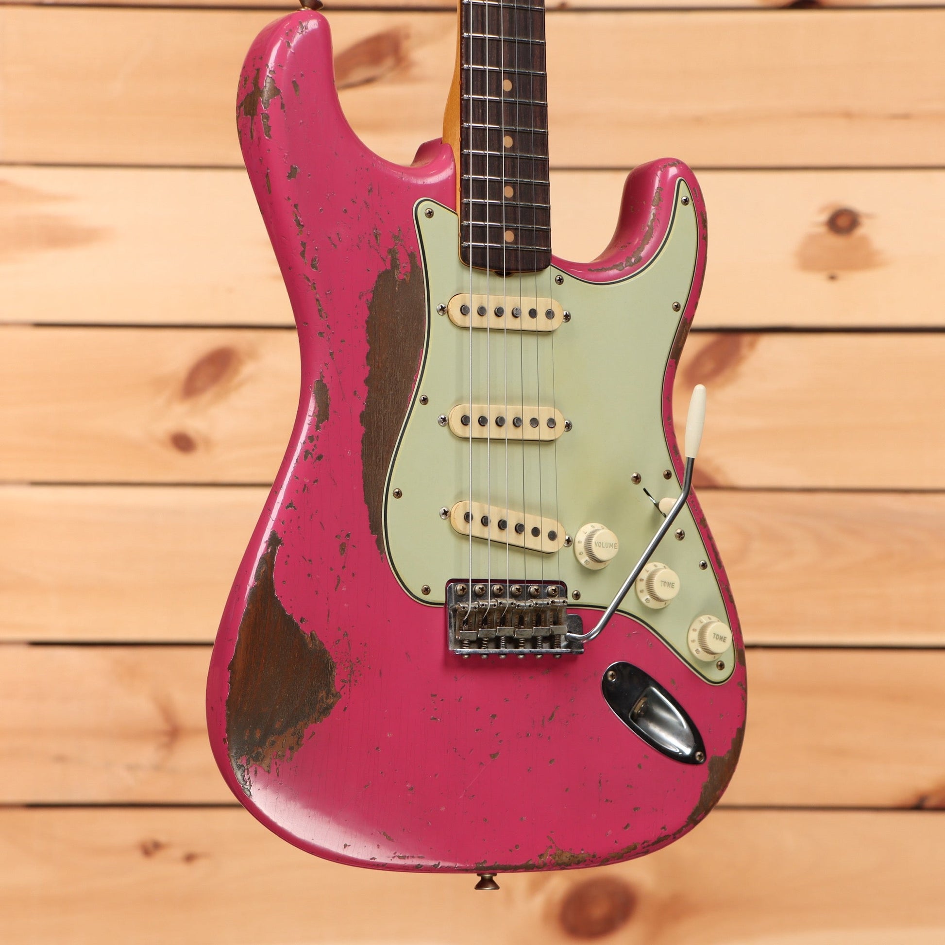 Fender Custom Shop Limited Greg Fessler Masterbuilt 1963 Stratocaster Relic - Faded Dakota Red