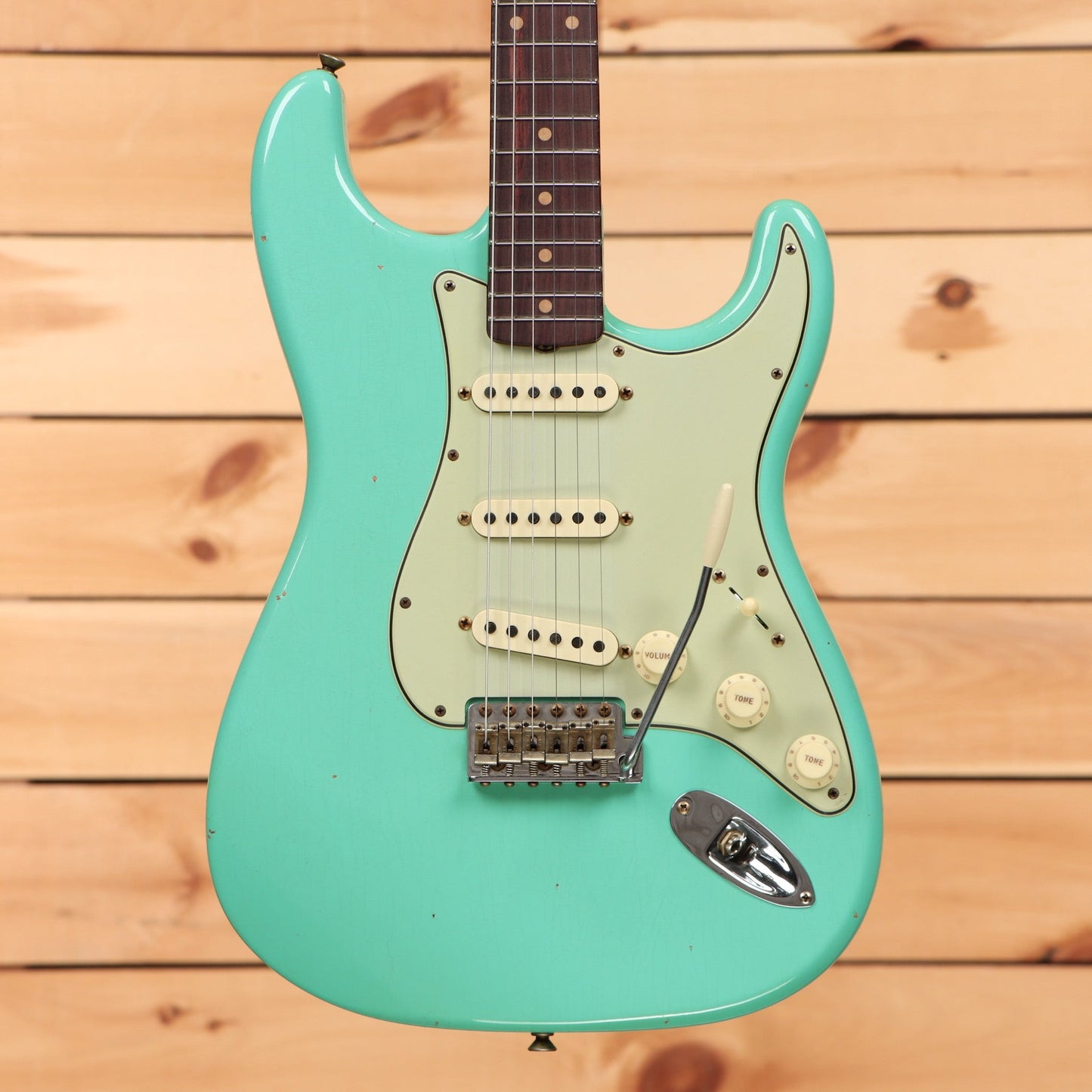 Fender Custom Shop 1959 Stratocaster Journeyman Relic - Super Faded Aged Sea Foam Green