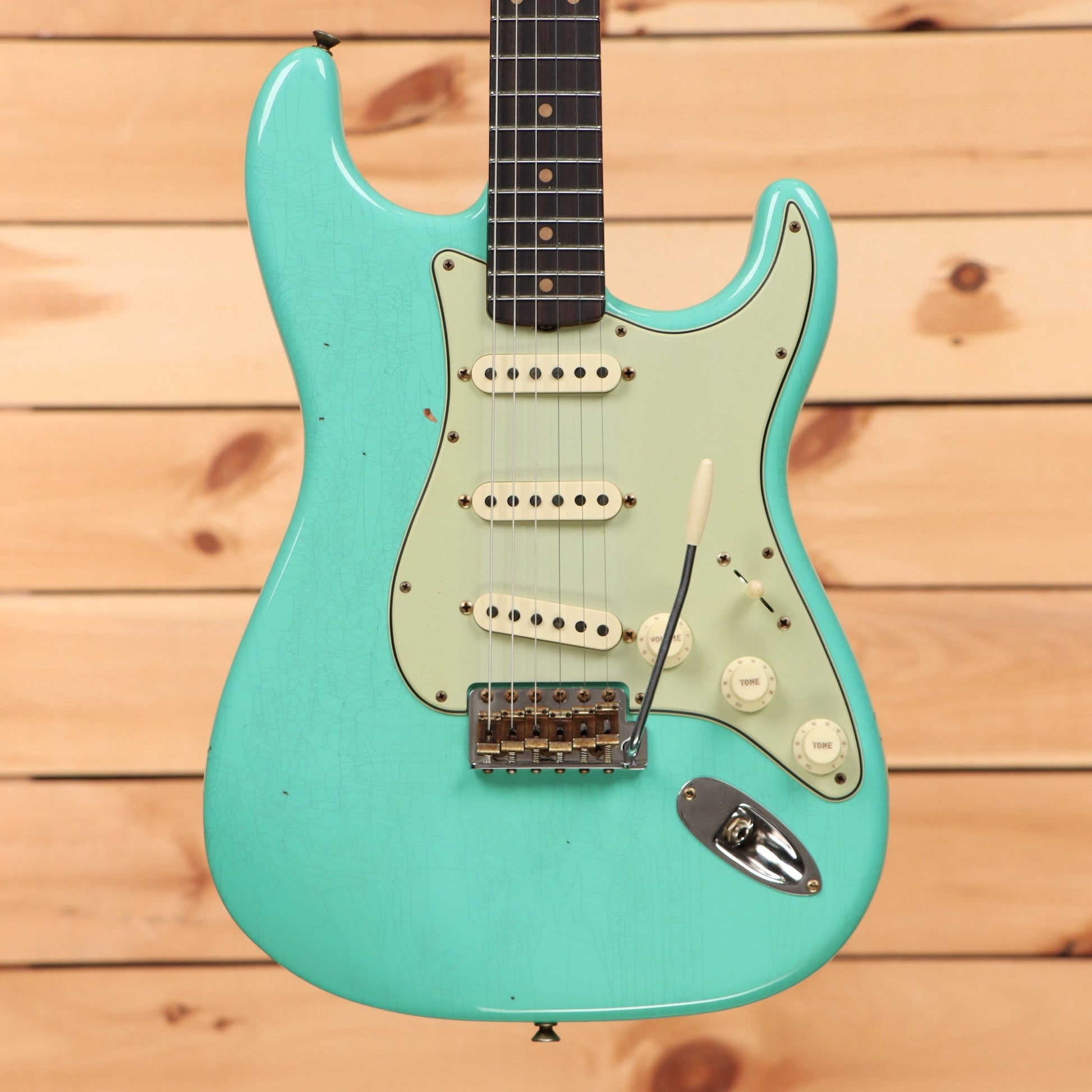 Fender Custom Shop Limited 1959 Strat Journeyman Relic - Super Faded/Aged Sea Foam Green