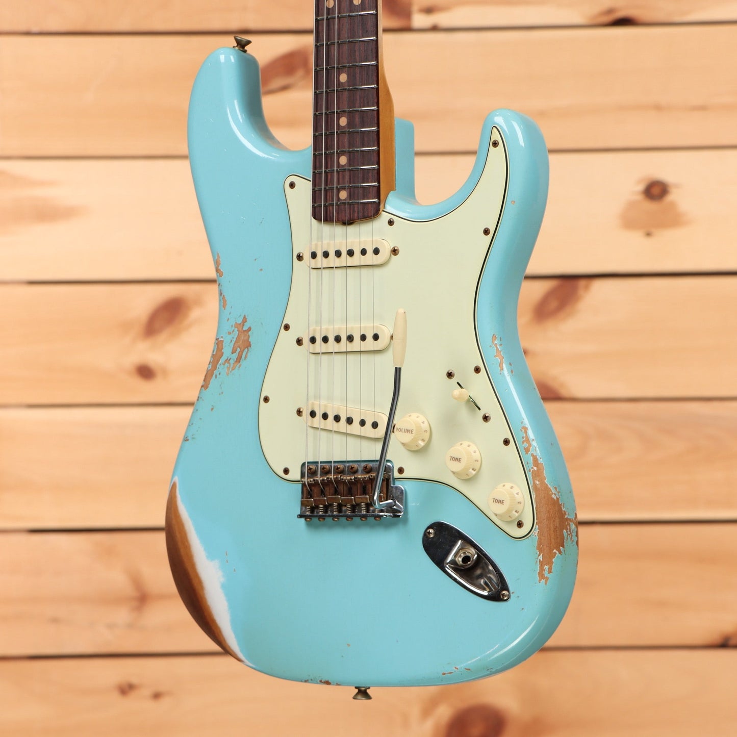 Fender Custom Shop Limited 1964 L-Series Stratocaster Heavy Relic - Aged Daphne Blue