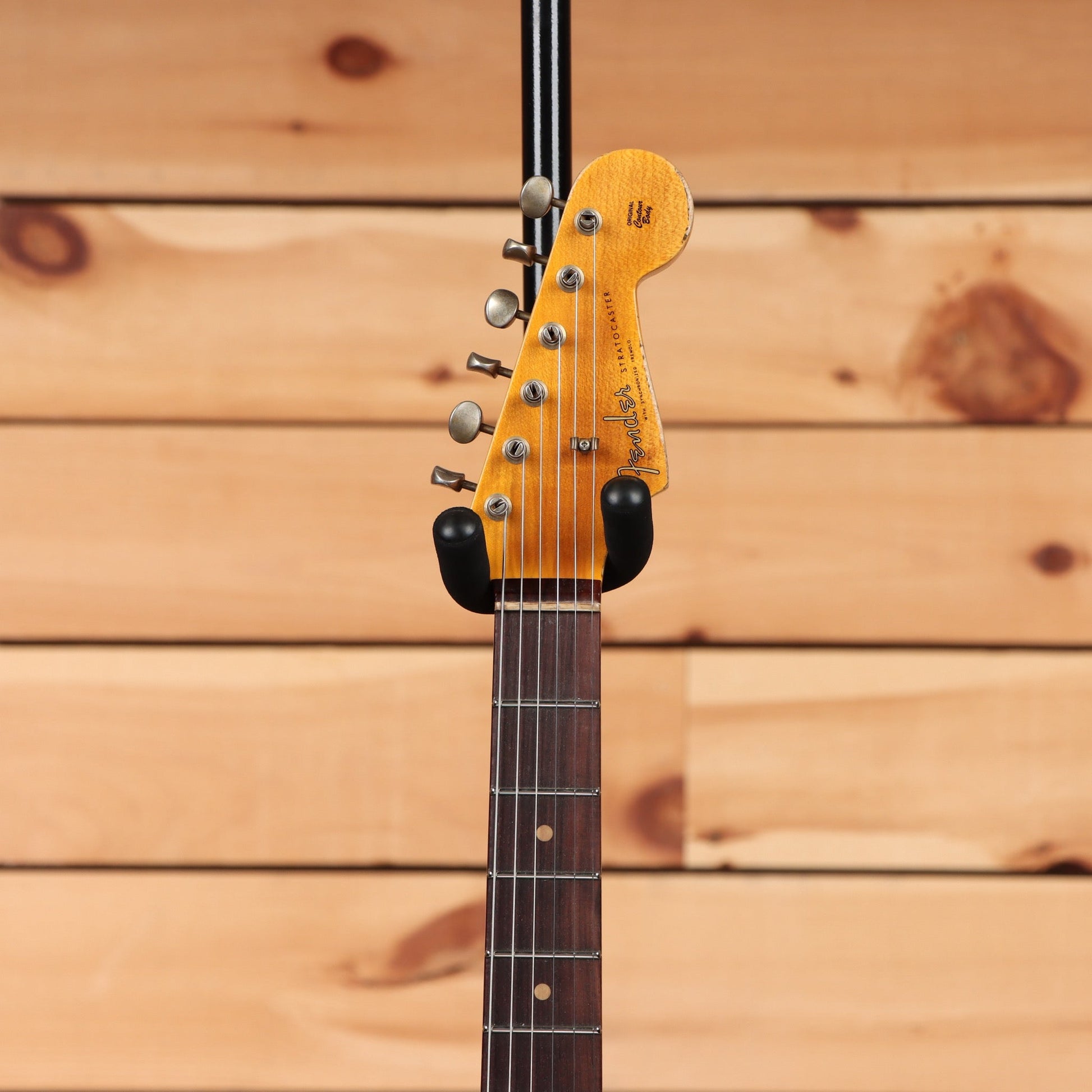 Fender Custom Shop 1960 Stratocaster Heavy Relic - Aged Olympic White over 3 Color Sunburst