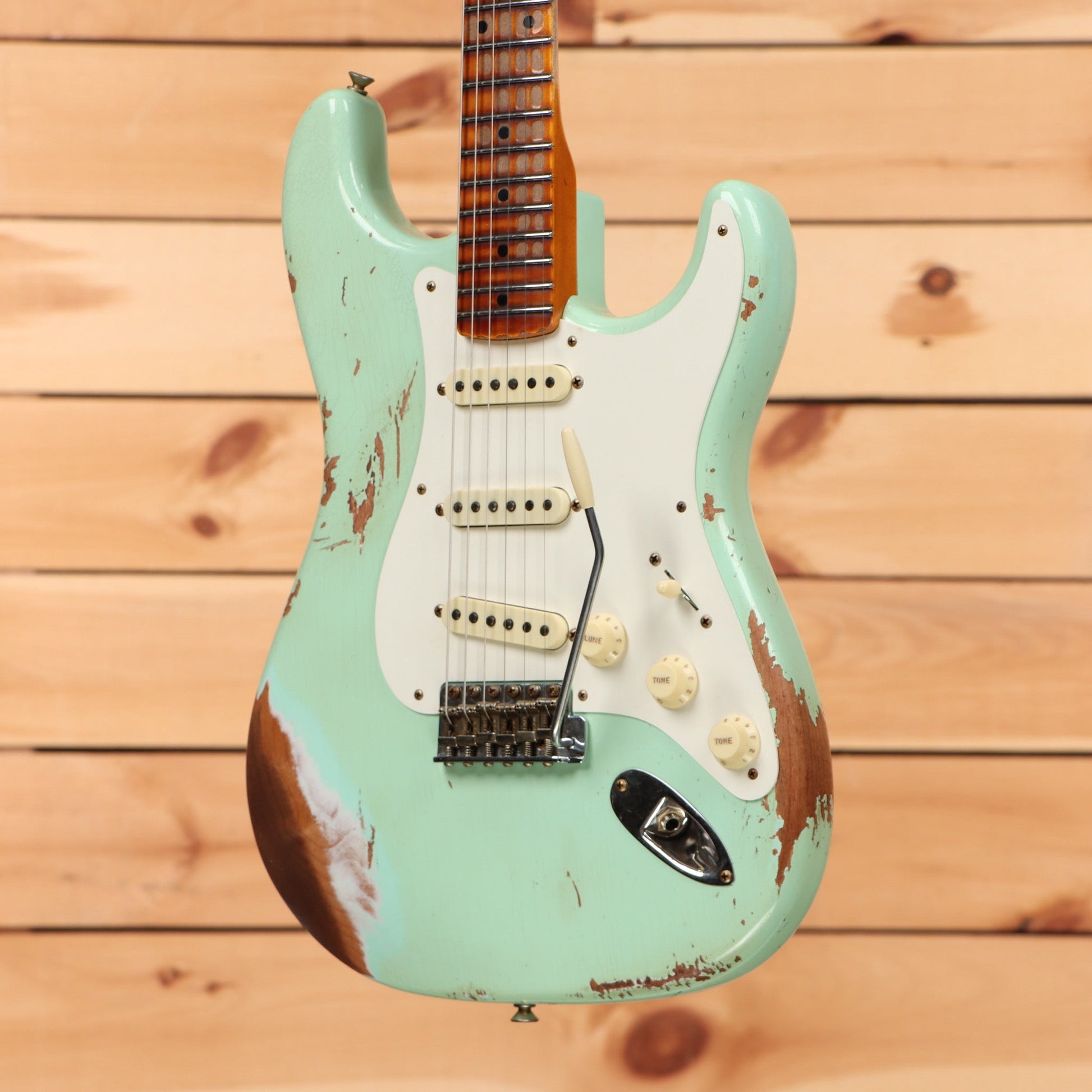 Fender Custom Shop 1957 Stratocaster Heavy Relic - Aged Surf Green