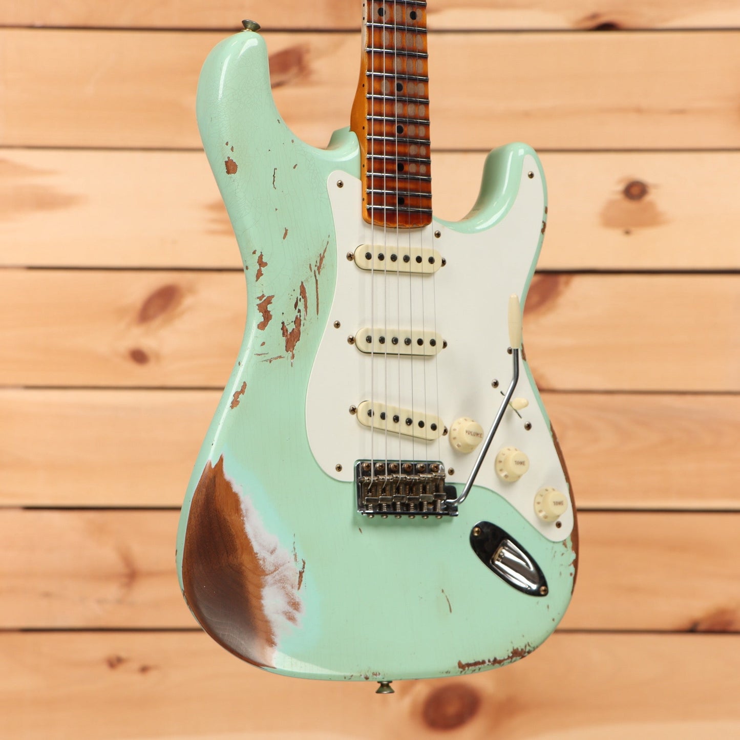 Fender Custom Shop 1957 Stratocaster Heavy Relic - Aged Surf Green