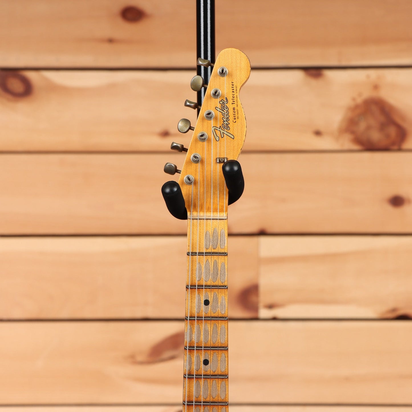 Fender Custom Shop Limited 1965 Telecaster Custom Heavy Relic - Aged Black over 3 Tone Sunburst