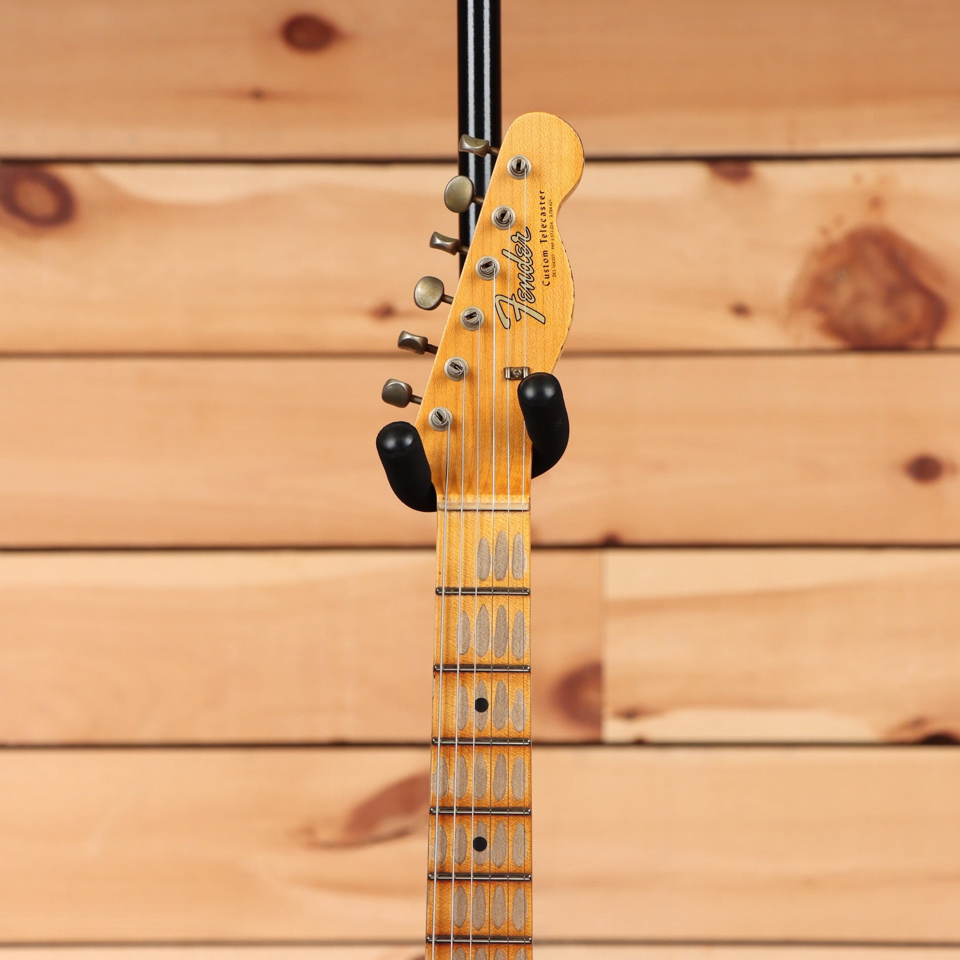 Fender Custom Shop Limited 1965 Telecaster Custom Heavy Relic - Aged Black over 3 Tone Sunburst