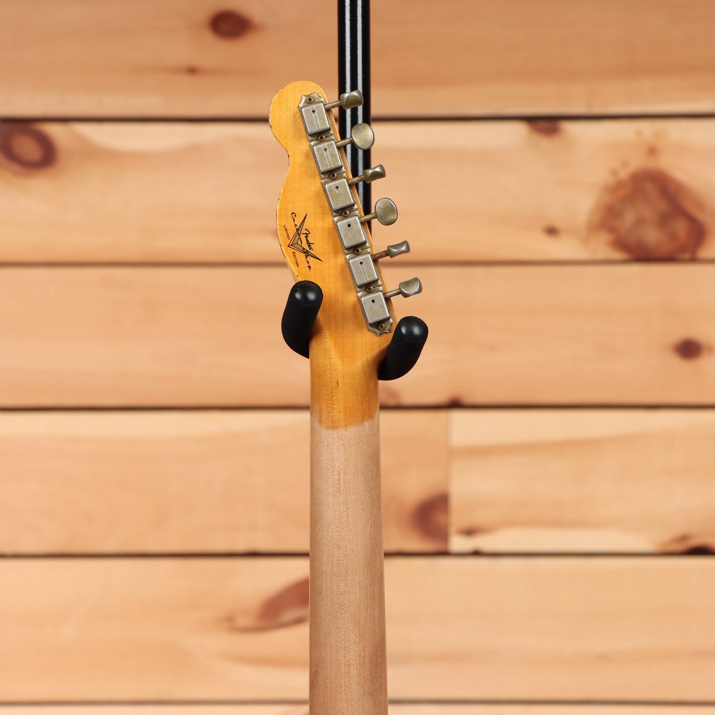 Fender Custom Shop Limited 1965 Telecaster Custom Heavy Relic - Aged Black over 3 Tone Sunburst