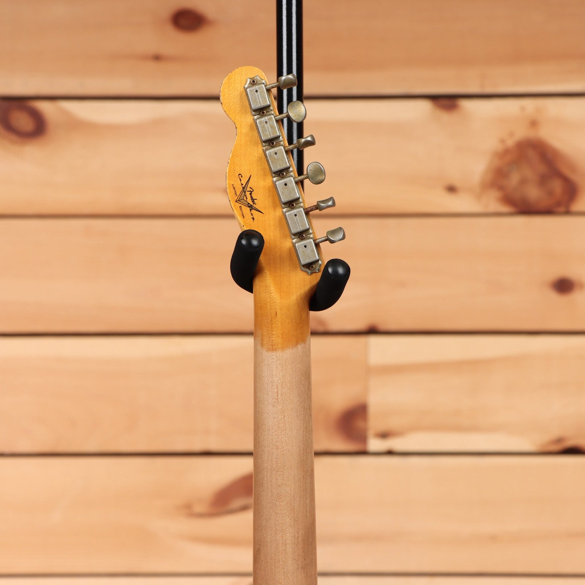 Fender Custom Shop Limited 1965 Telecaster Custom Heavy Relic - Aged Black over 3 Tone Sunburst