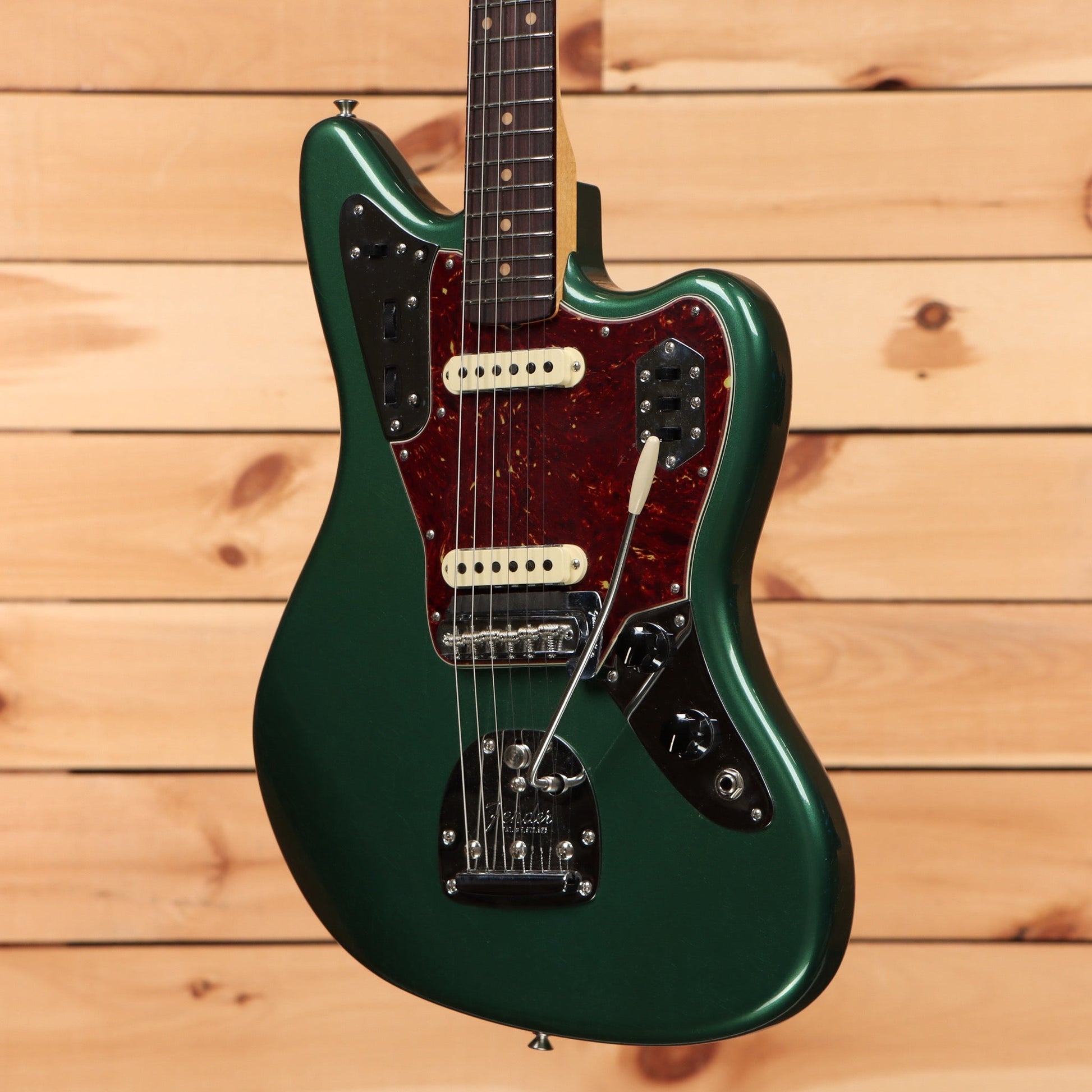 Fender Custom Shop Limited 1962 Jaguar Closet Classic - Aged Sherwood Green Metallic
