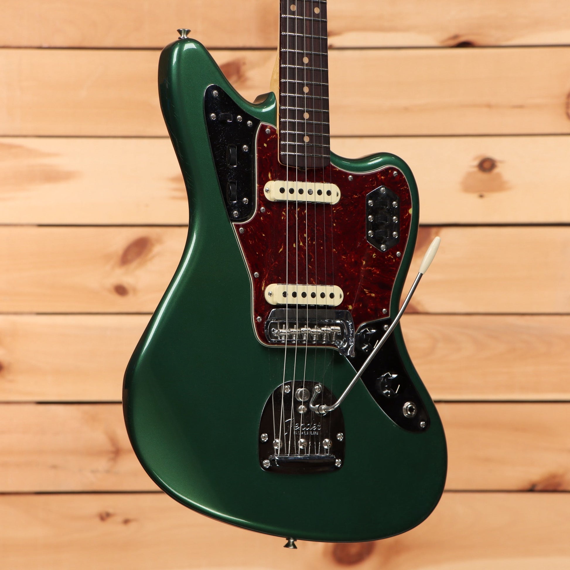Fender Custom Shop Limited 1962 Jaguar Closet Classic - Aged Sherwood Green Metallic