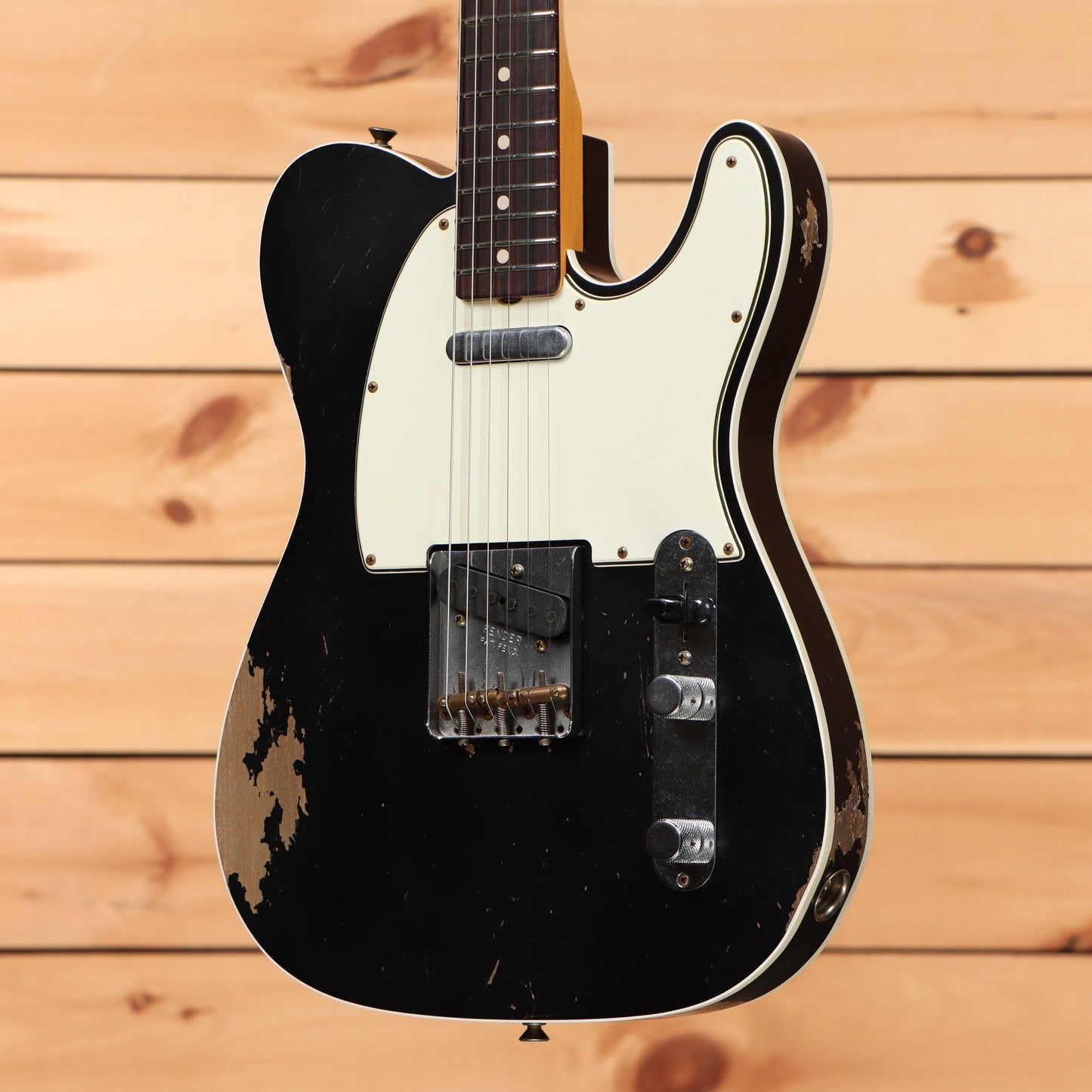 Fender Custom Shop Limited Masterbuilt David Brown 1963 Telecaster Relic - Black